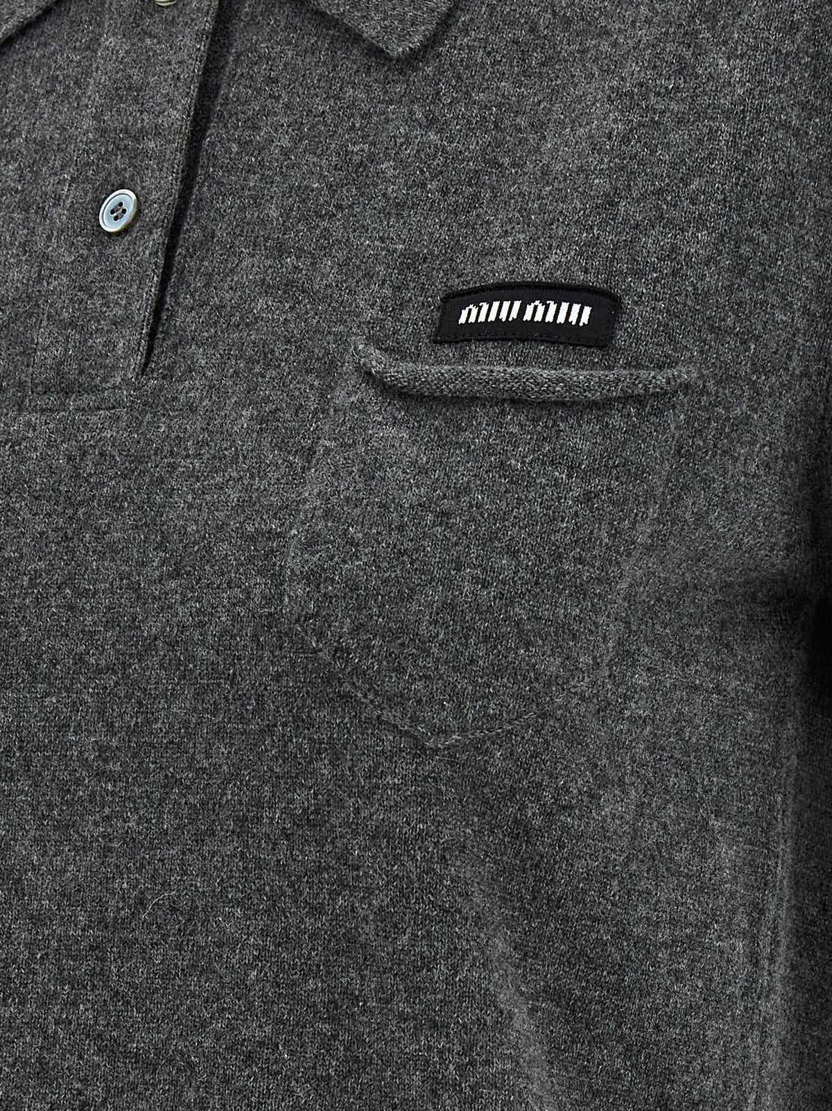 Miu Miu Women Cashmere Polo Shirt MIU MIU