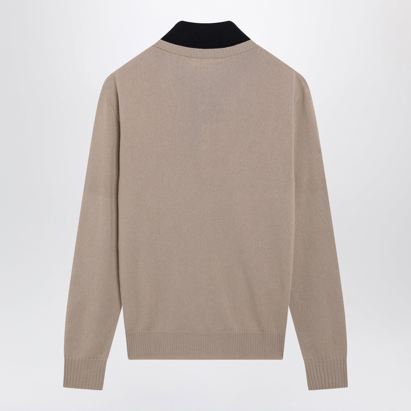 Miu Miu White And Blue Turtleneck Sweater In Cashmere Women MIU MIU