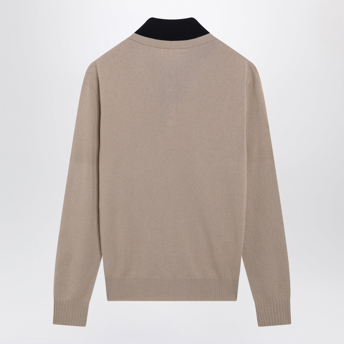 Miu Miu White And Blue Turtleneck Sweater In Cashmere Women MIU MIU