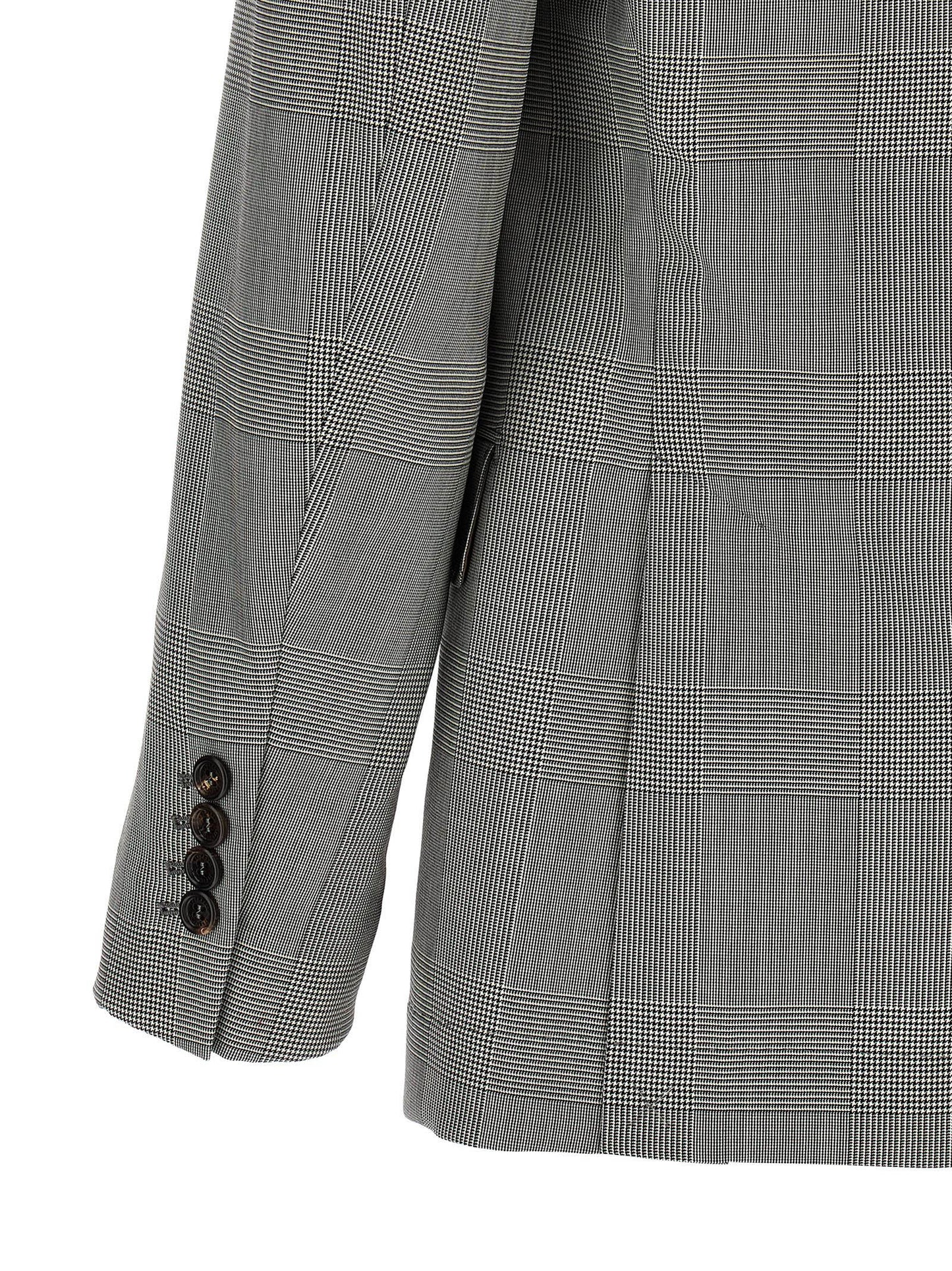 Brunello Cucinelli Men Prince Of Wales Blazer BRUNELLO CUCINELLI