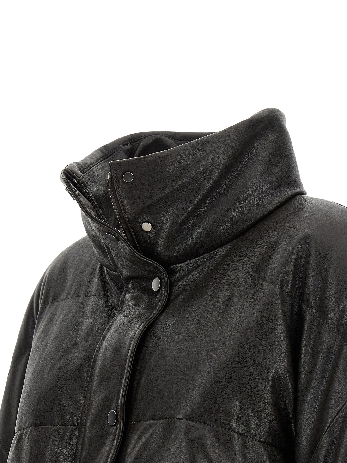 Brunello Cucinelli Women Padded Leather Jacket BRUNELLO CUCINELLI