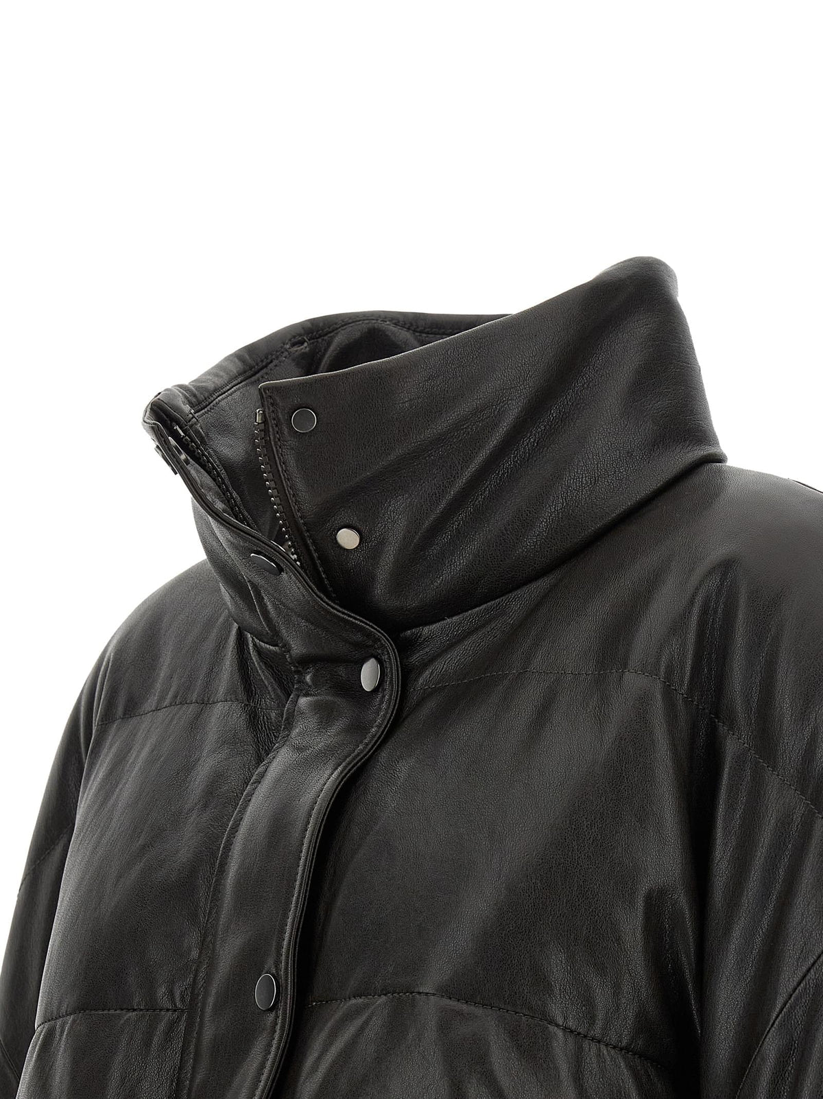 Brunello Cucinelli Women Padded Leather Jacket BRUNELLO CUCINELLI