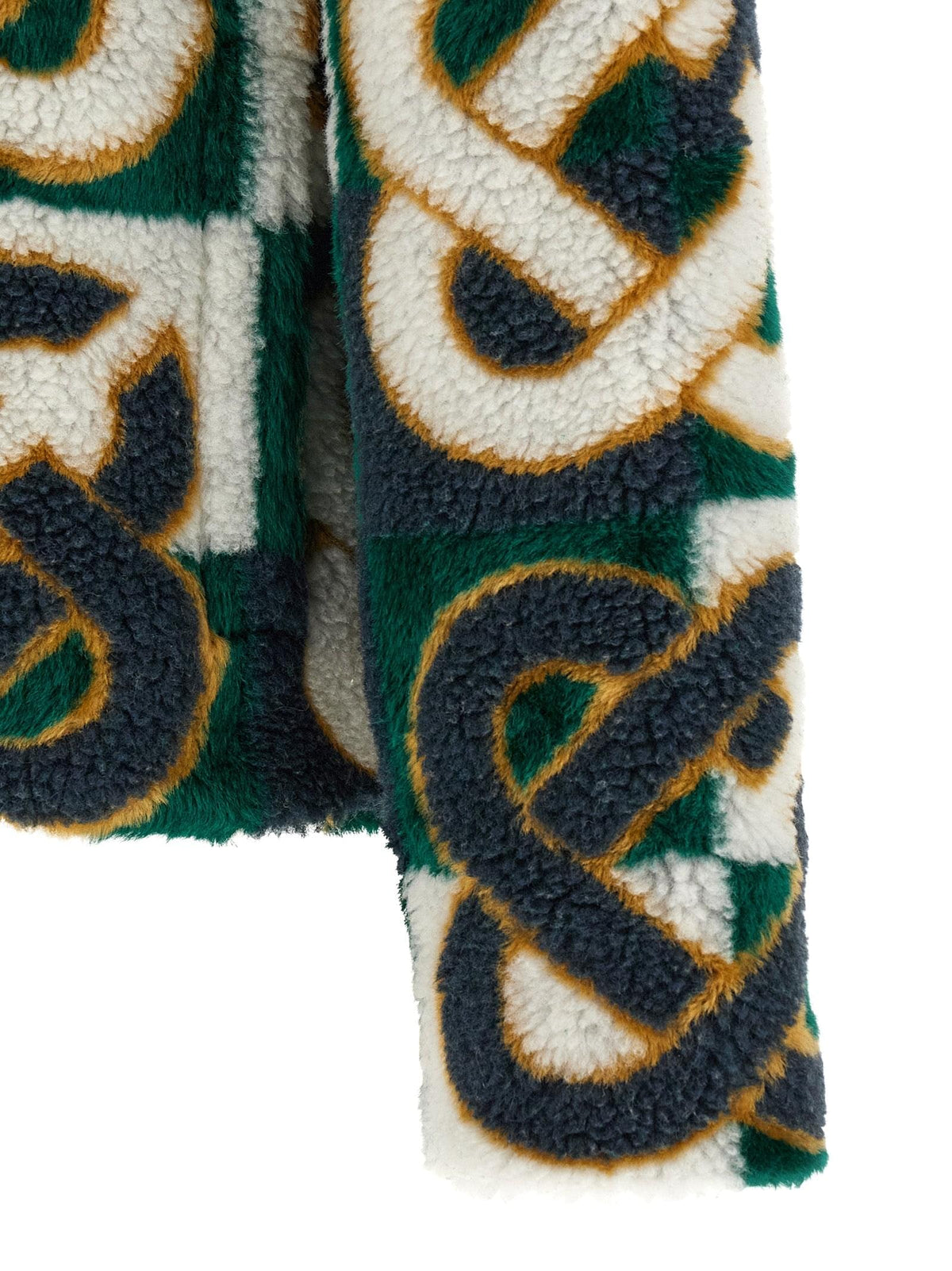 Casablanca Men 'Monogram' Intarsia Fleece Jacket CASABLANCA