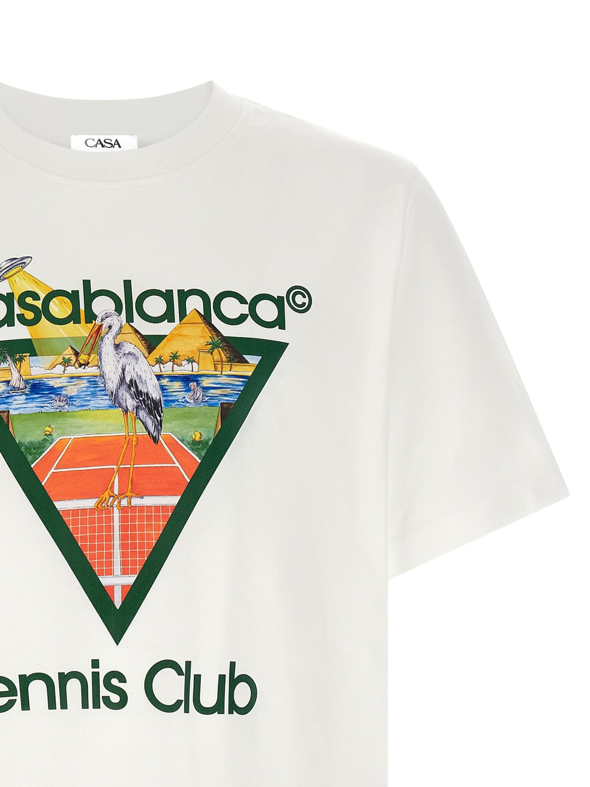 Casablanca Men 'Tennis Club' Front Print T-Shirt CASABLANCA