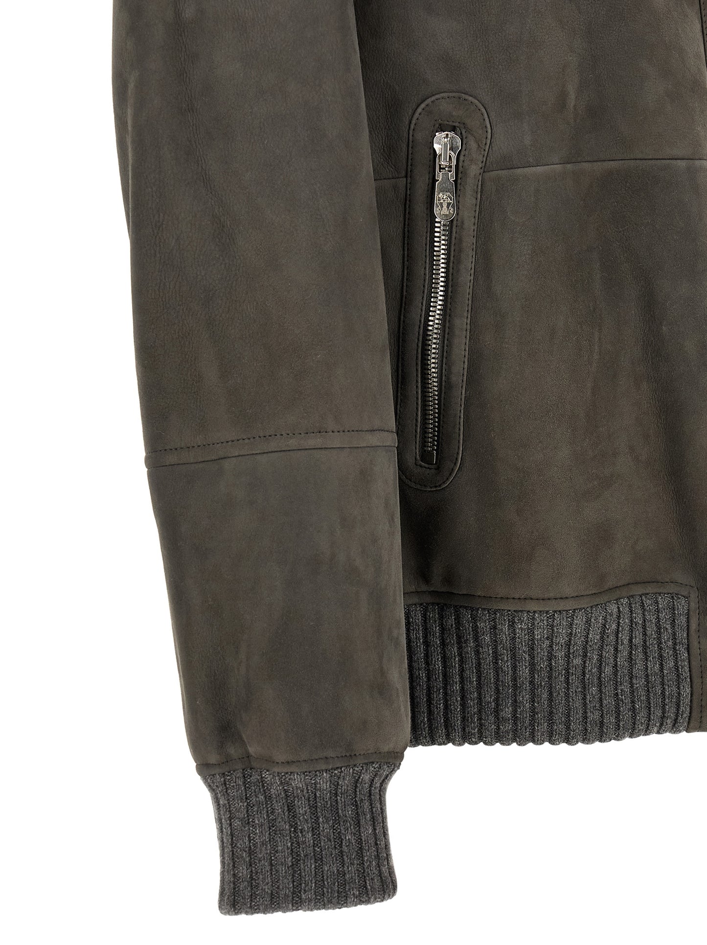 Brunello Cucinelli Men Leather Jacket BRUNELLO CUCINELLI