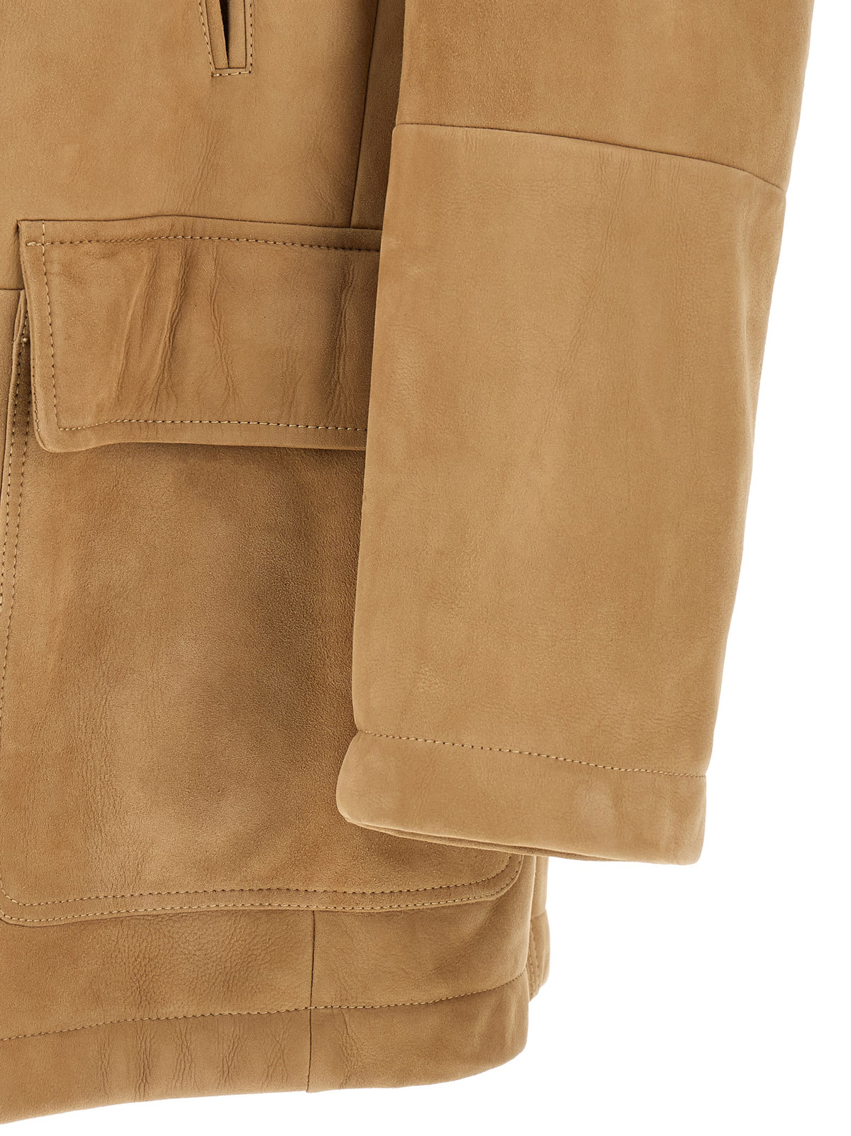 Brunello Cucinelli Men Caban Shearling Curly BRUNELLO CUCINELLI