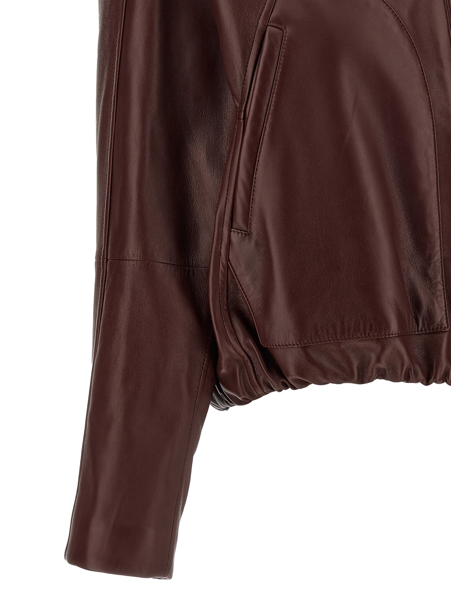 Brunello Cucinelli Women Nappa Leather Jacket BRUNELLO CUCINELLI