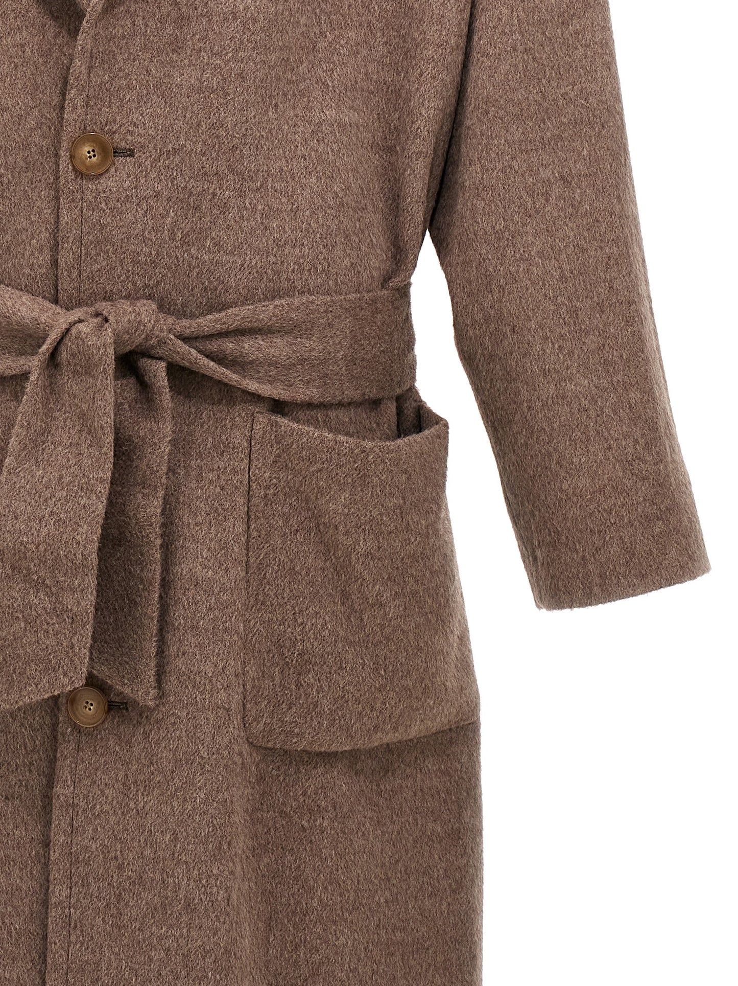 Etro Men Single-Breasted Wool Coat ETRO