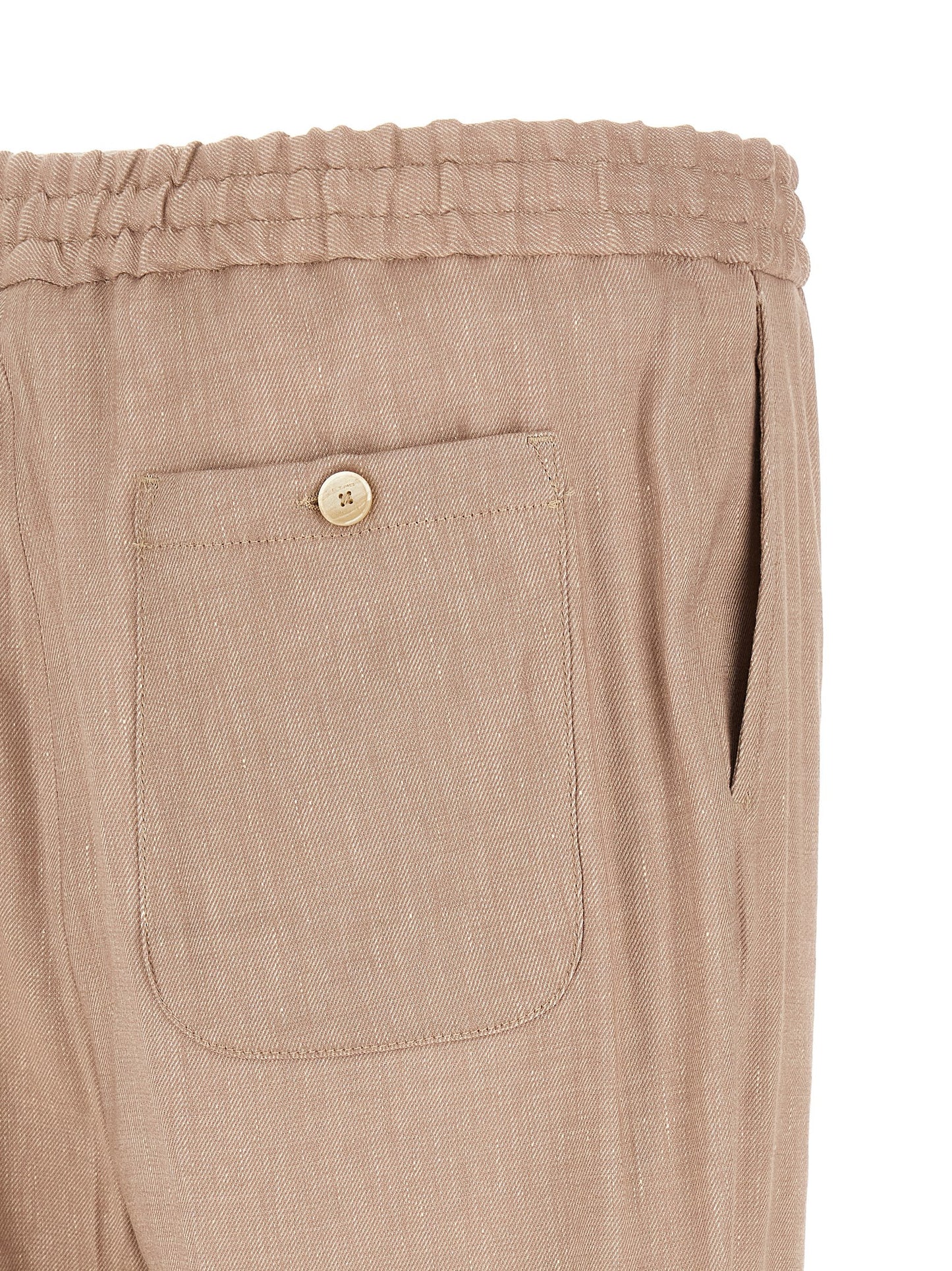 Etro Men Flamed Linen Joggers ETRO