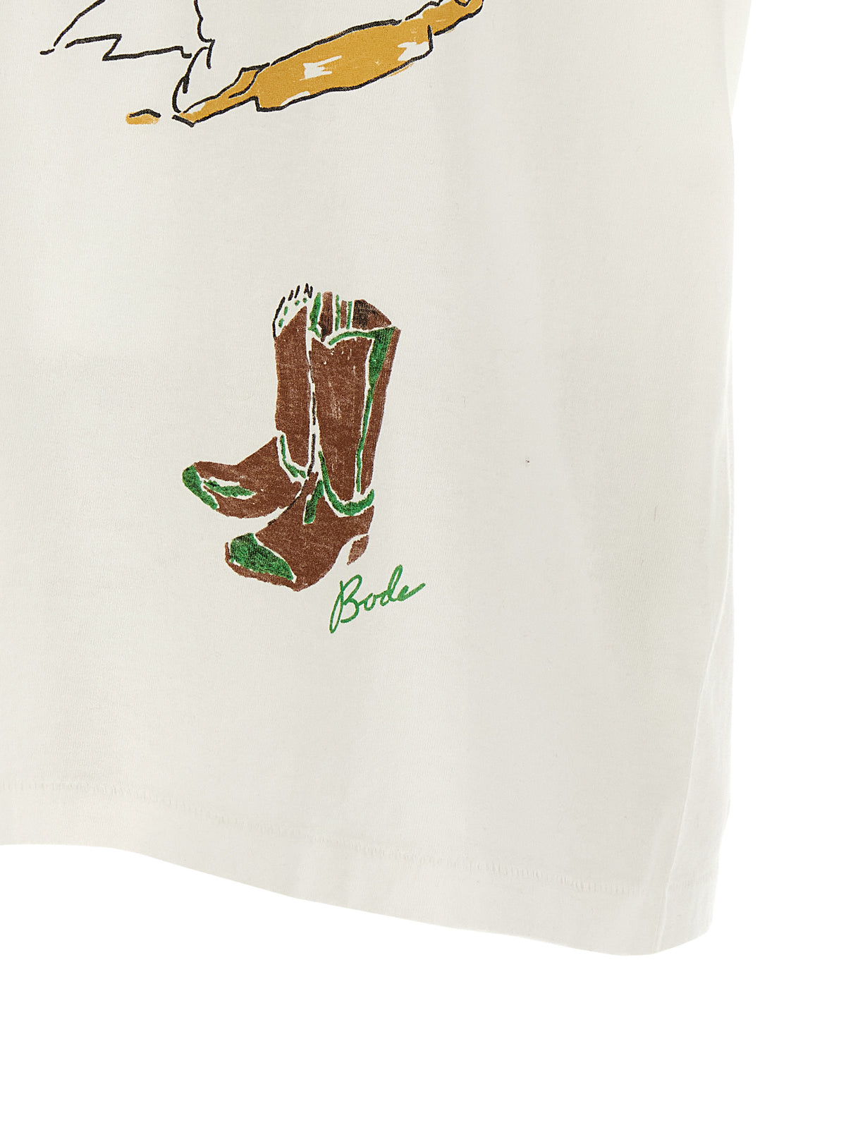 Bode Men White 'River City' T-Shirt BODE
