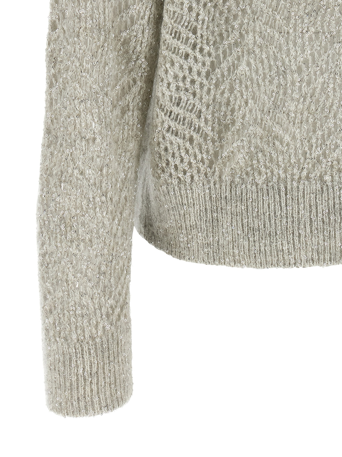Brunello Cucinelli Women 'Dazzling Abstract Leaf' Sweater BRUNELLO CUCINELLI