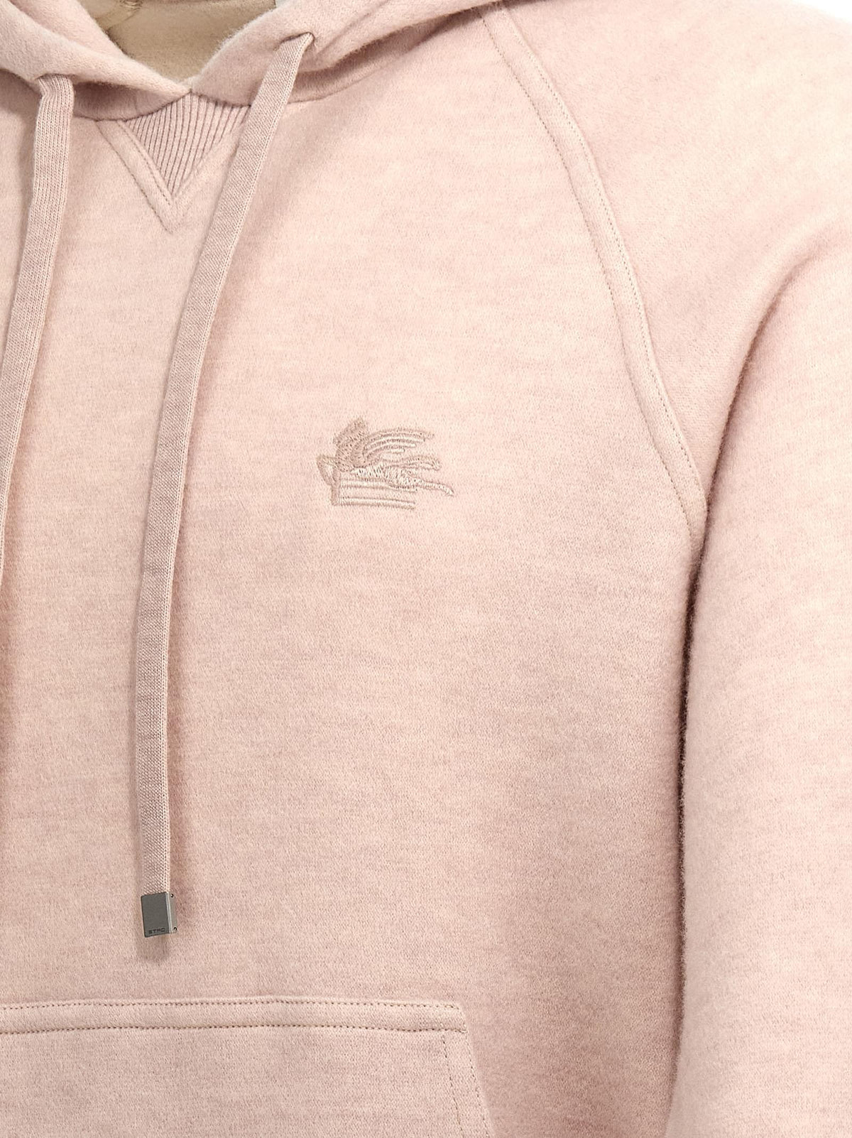 Etro Men Logo Embroidery Wool Hoodie ETRO