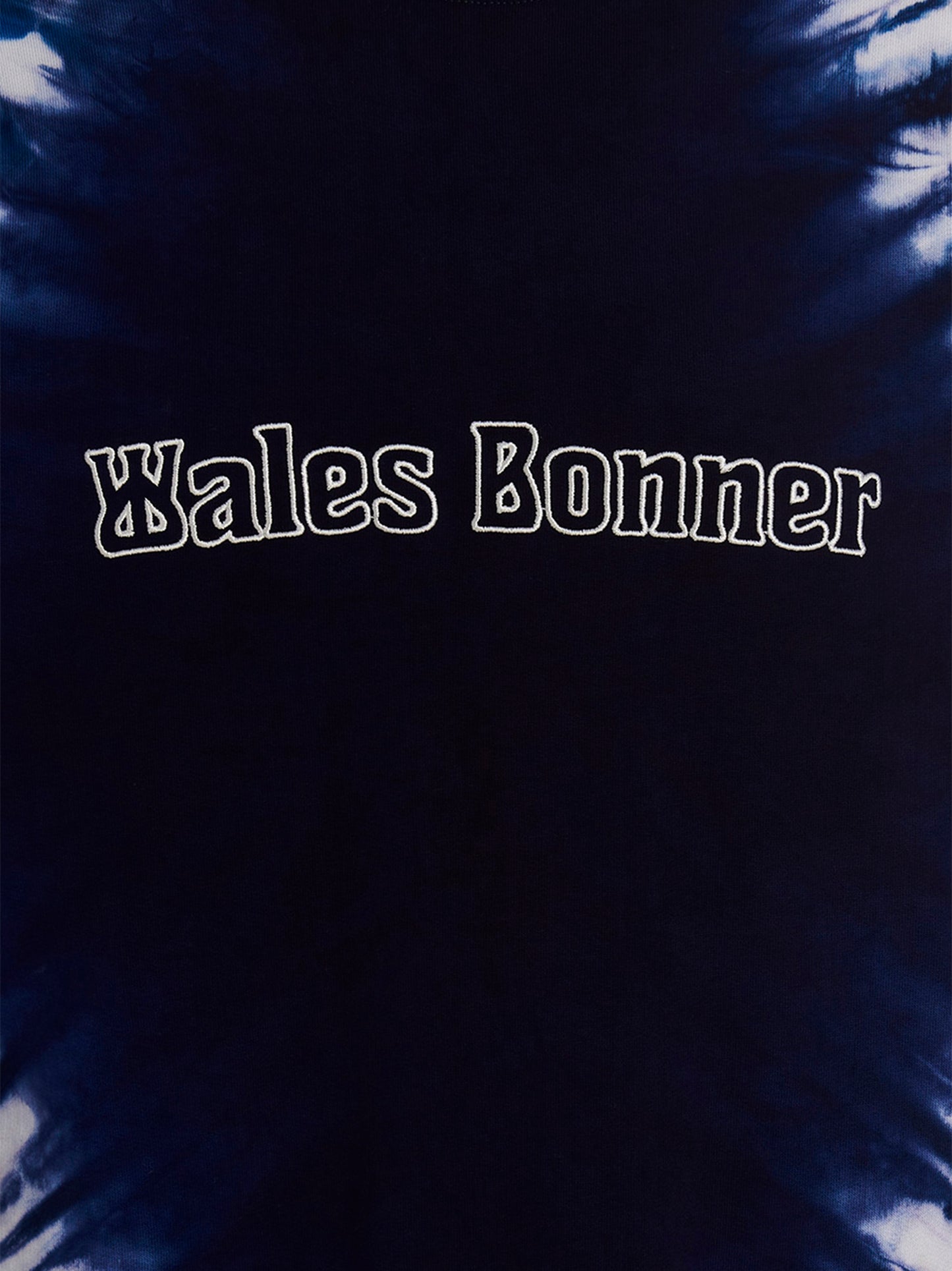 Wales Bonner Men Logo Embroidery Tie Dye Sweatshirt WALES BONNER