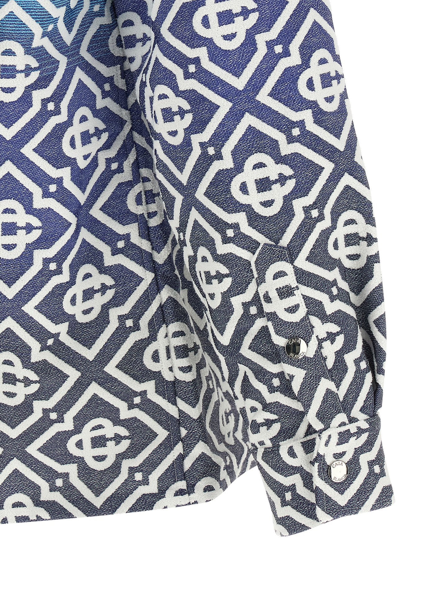 Casablanca Men Shacket 'Monogram Gradient Jacquard' CASABLANCA
