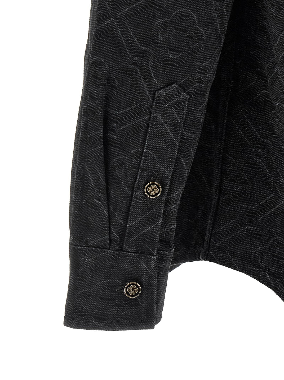 Casablanca Men 'Laser Monogram Denim' Overshirt CASABLANCA