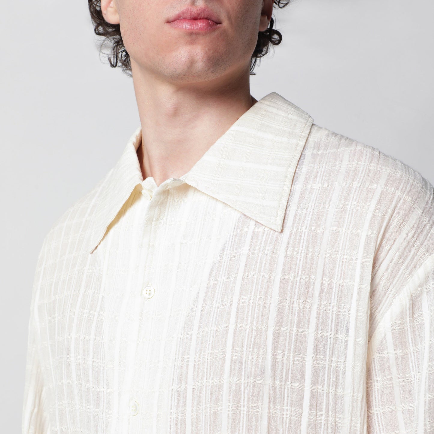 Sefr Ignacio White Cotton Shirt Men SEFR