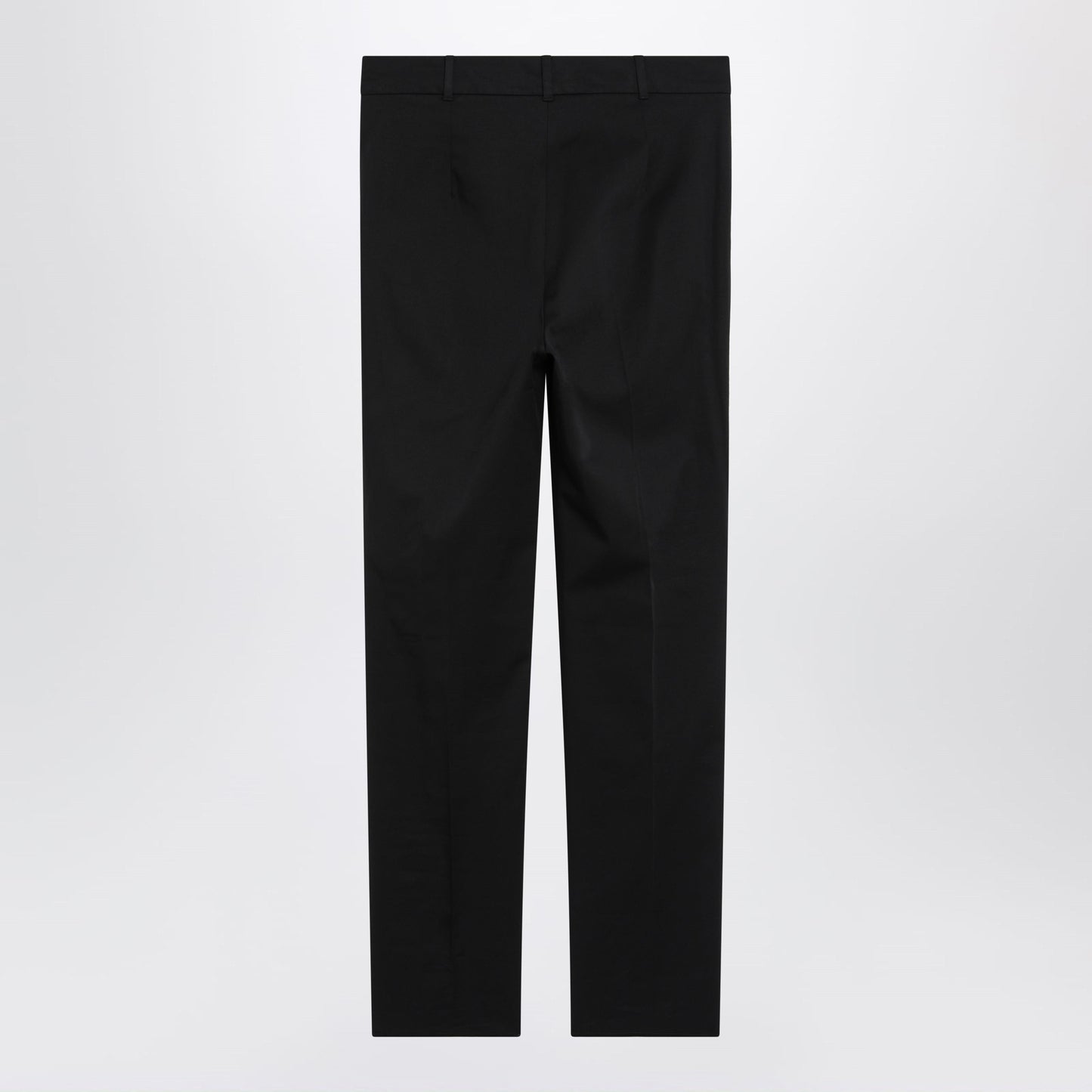 Max Mara Studio Black Stretch Cotton Trousers Women MAX MARA STUDIO