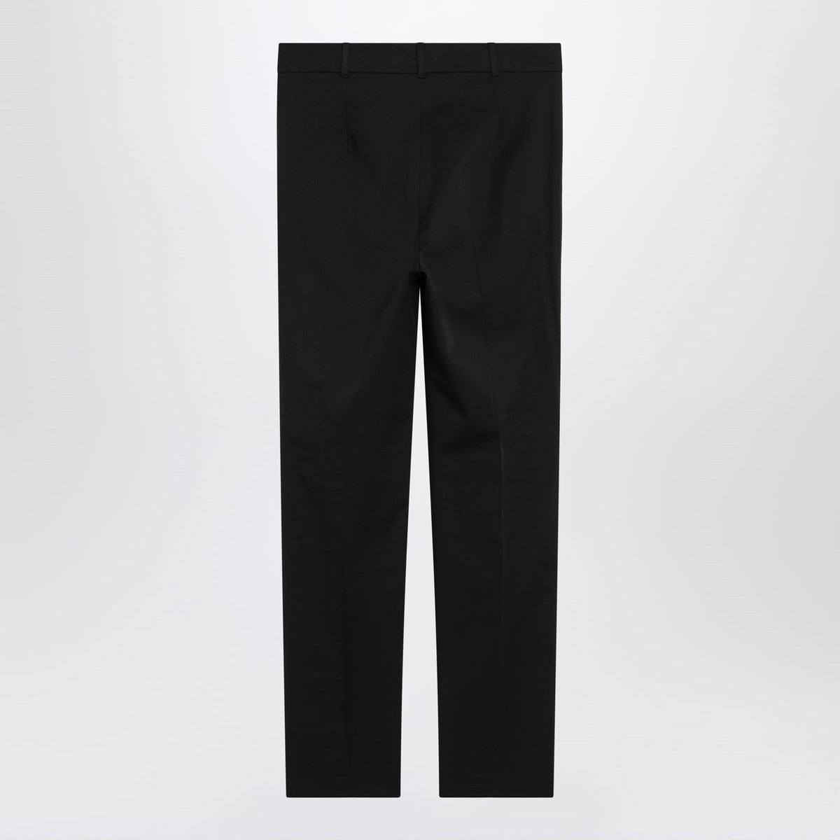 Max Mara Studio Black Stretch Cotton Trousers Women MAX MARA STUDIO