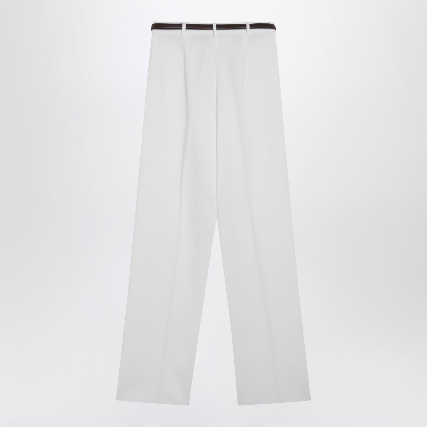 Max Mara Studio White Cotton Trousers Women MAX MARA STUDIO