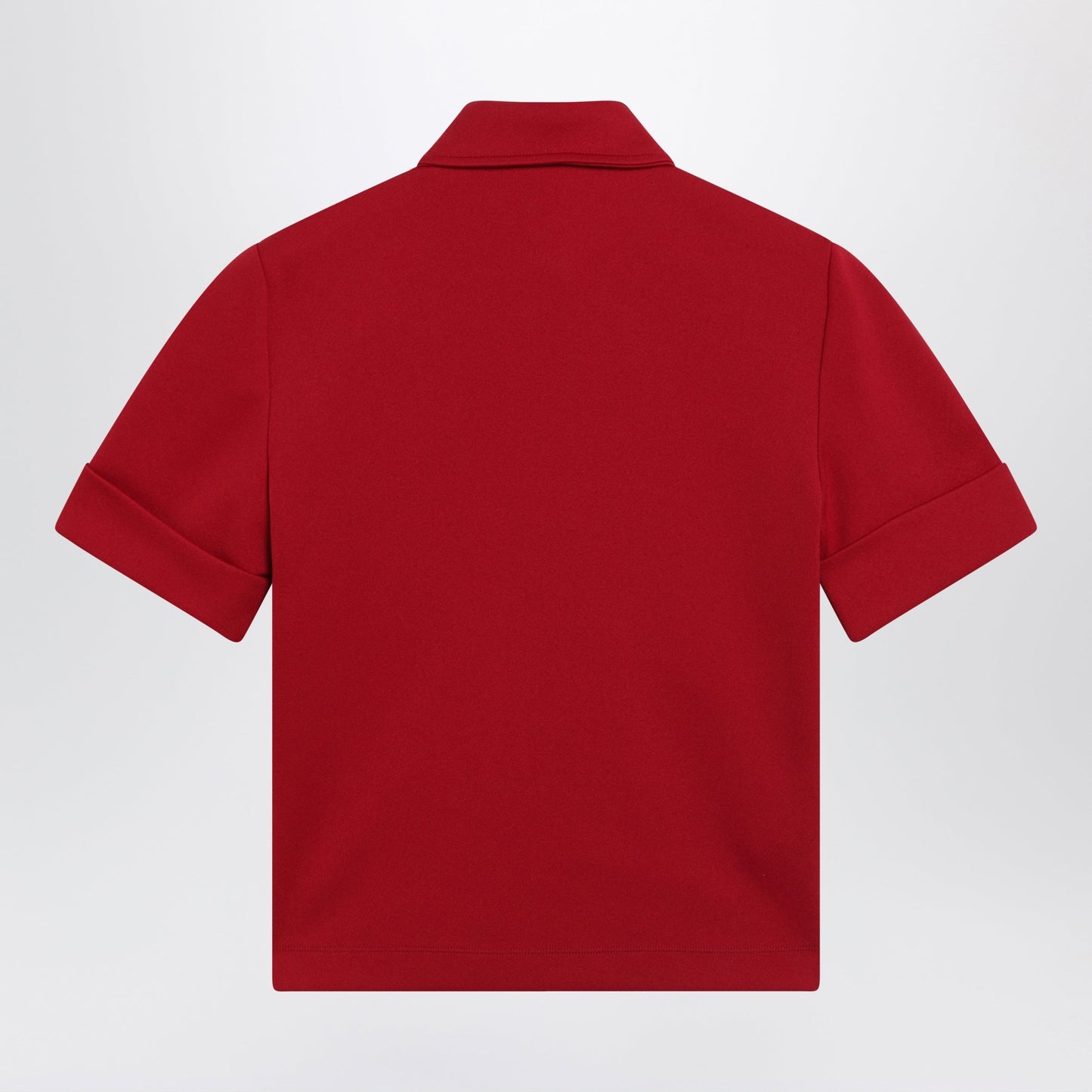 Miu Miu Ruby Red Technical Jersey Polo Women MIU MIU
