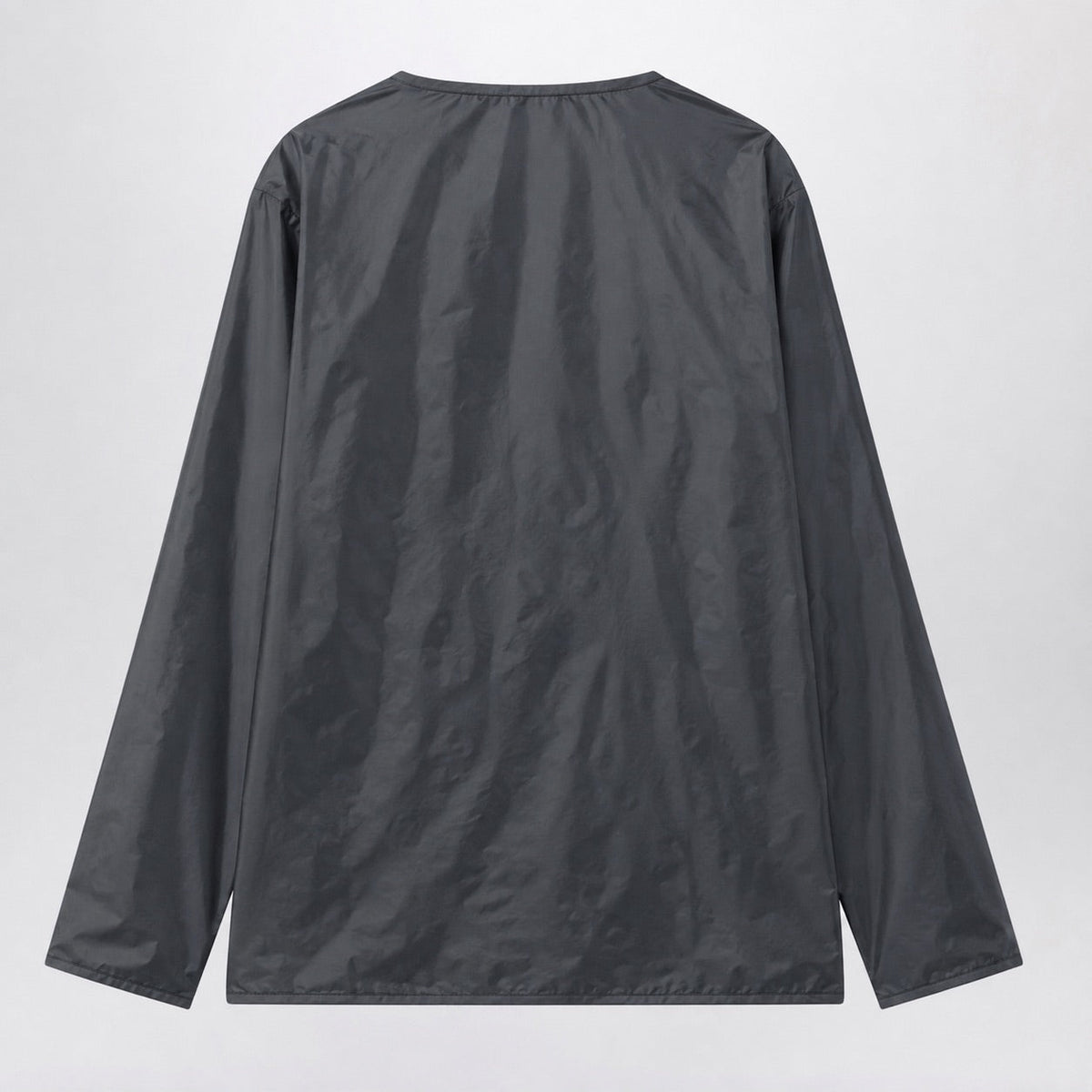 Miu Miu Hematite Grey Blouse In Re-Nylon Women MIU MIU