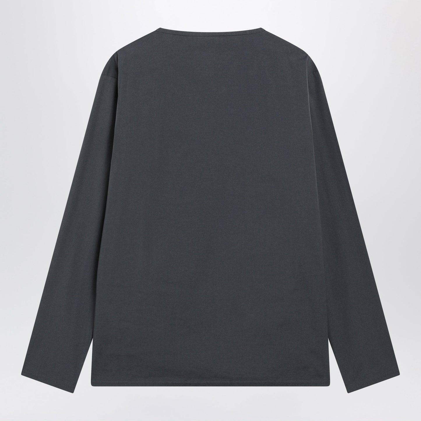 Miu Miu Hematite Stretch Poplin Top Women MIU MIU