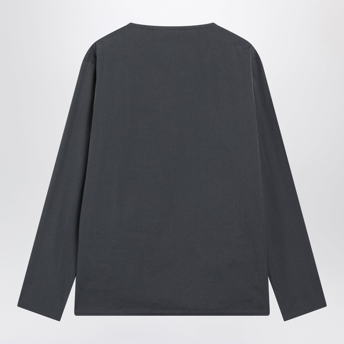 Miu Miu Hematite Stretch Poplin Top Women MIU MIU