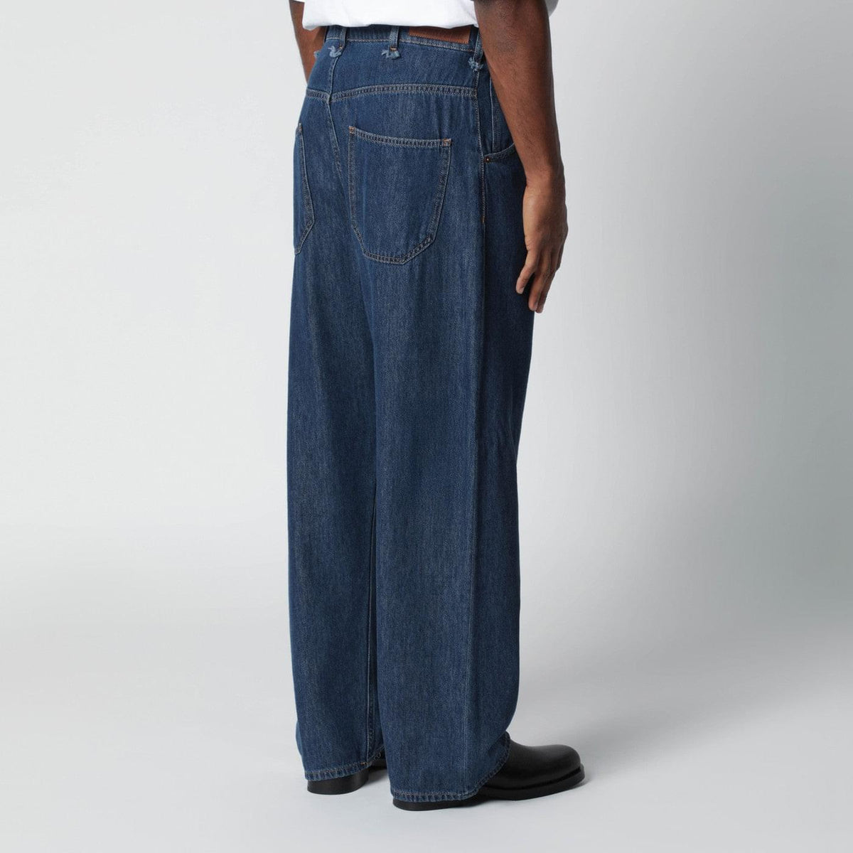 Darkpark Indigo Blue Cotton-Blend Jeans Men DARKPARK