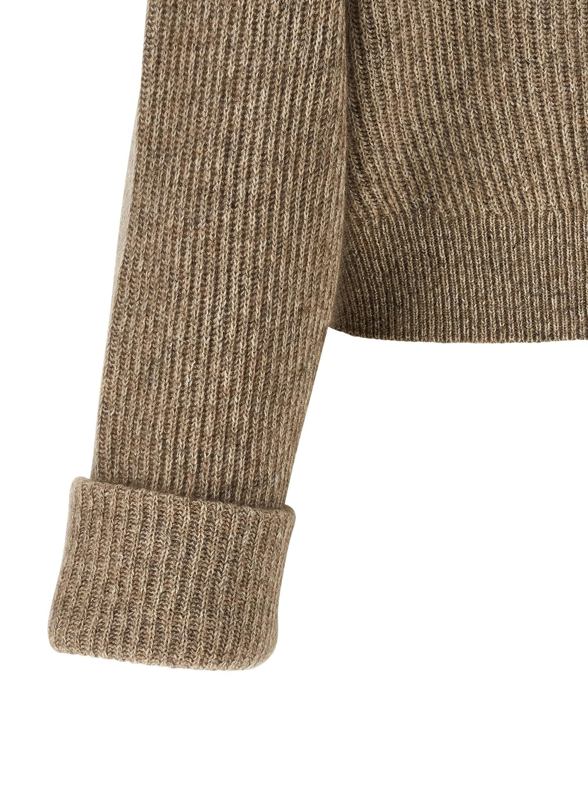 Brunello Cucinelli Women 'Shiny Zipper Pull' Cardigan BRUNELLO CUCINELLI