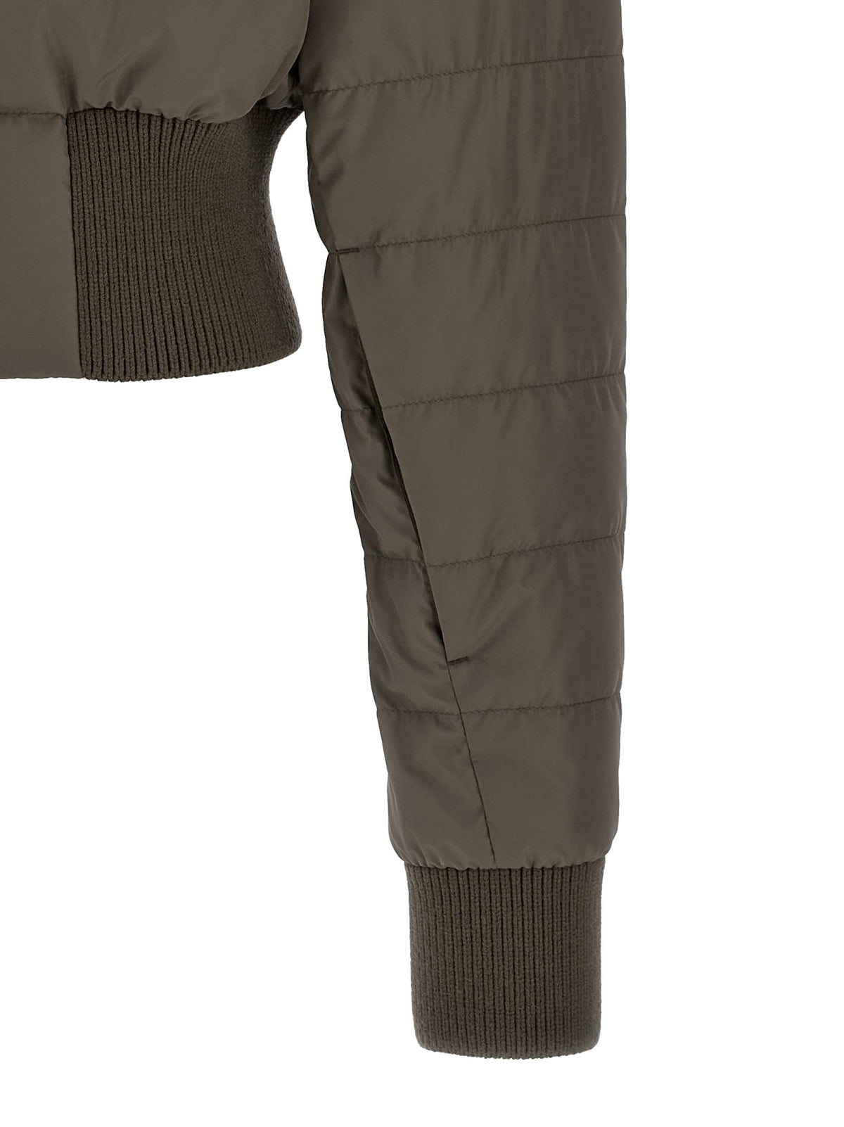 Rick Owens Women Moncler + Rick Owens 'Cropped' Down Jacket RICK OWENS