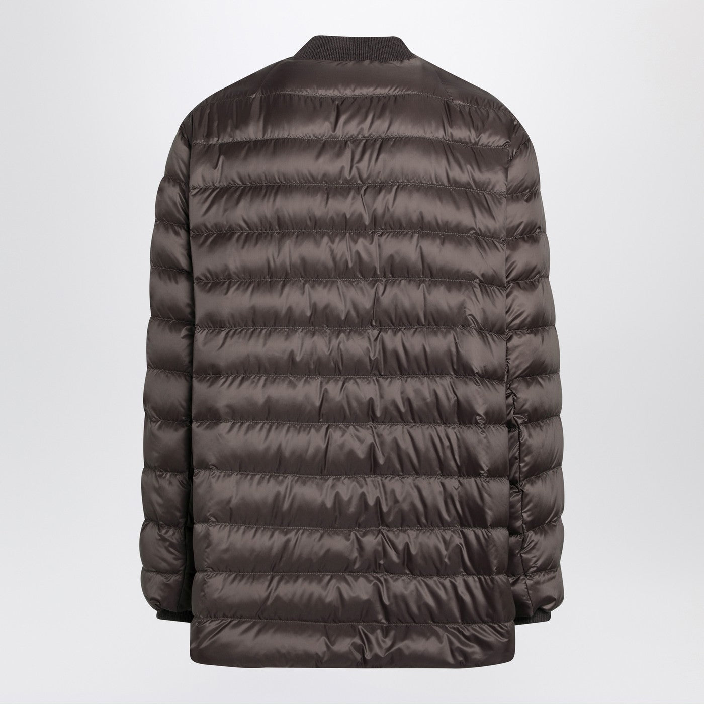 Moncler + Rick Owens Mud-Colored Quilted Zip-Up Down Jacket Men MONCLER