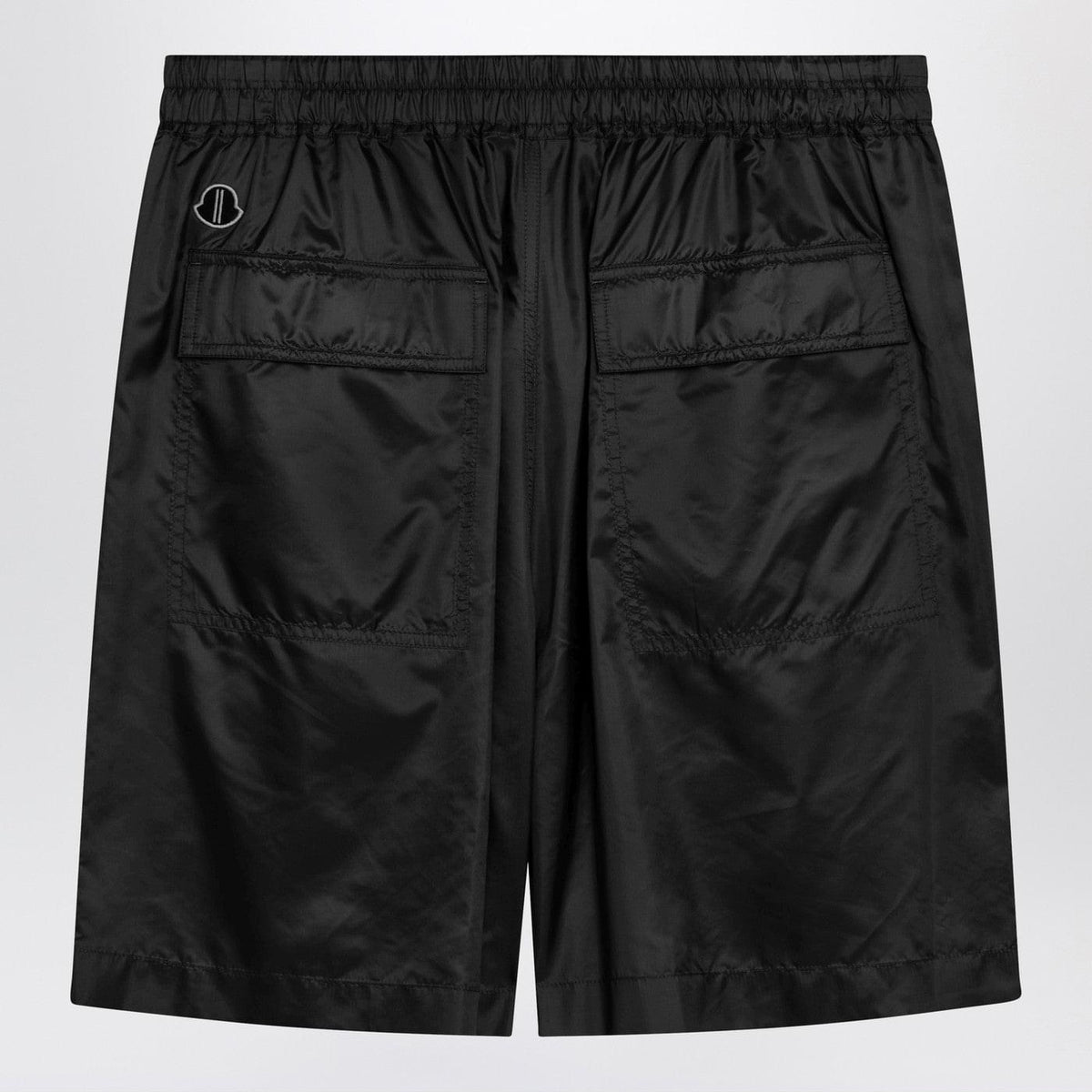 Moncler + Rick Owens Black Drawstring Kilt Shorts Men MONCLER