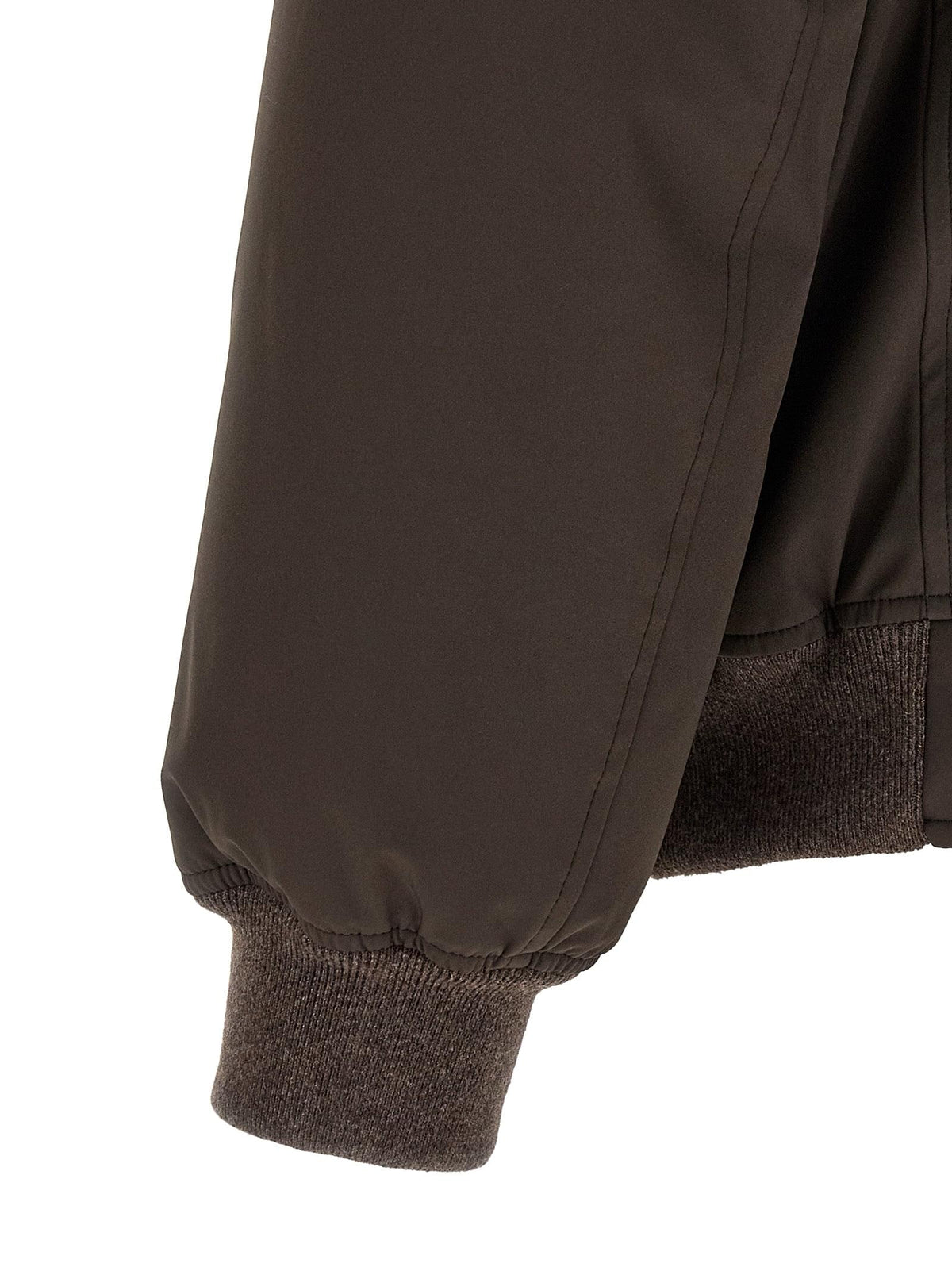 Brunello Cucinelli Men Detachable Hood Down Jacket BRUNELLO CUCINELLI