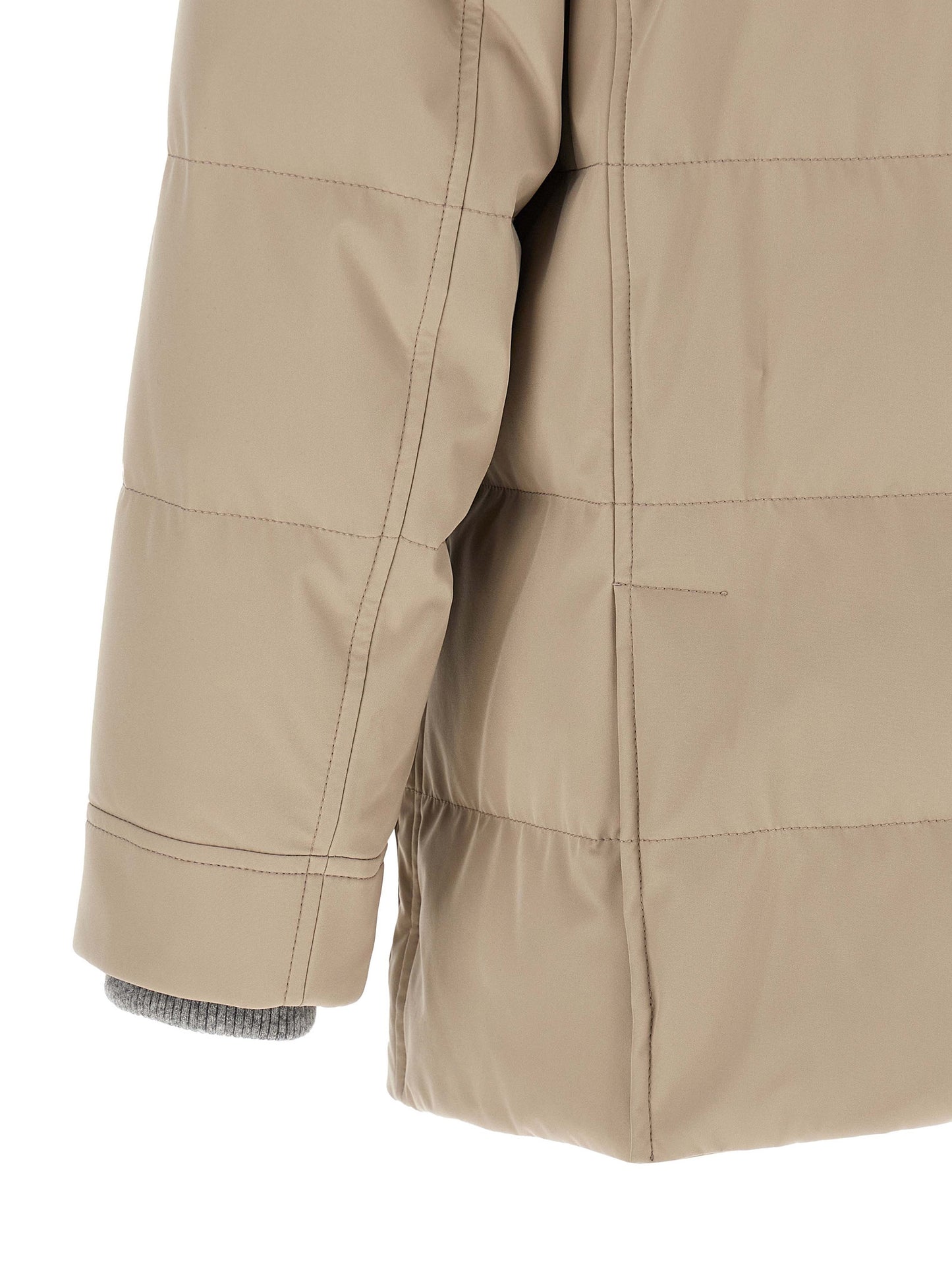 Brunello Cucinelli Men Quilted Parka BRUNELLO CUCINELLI