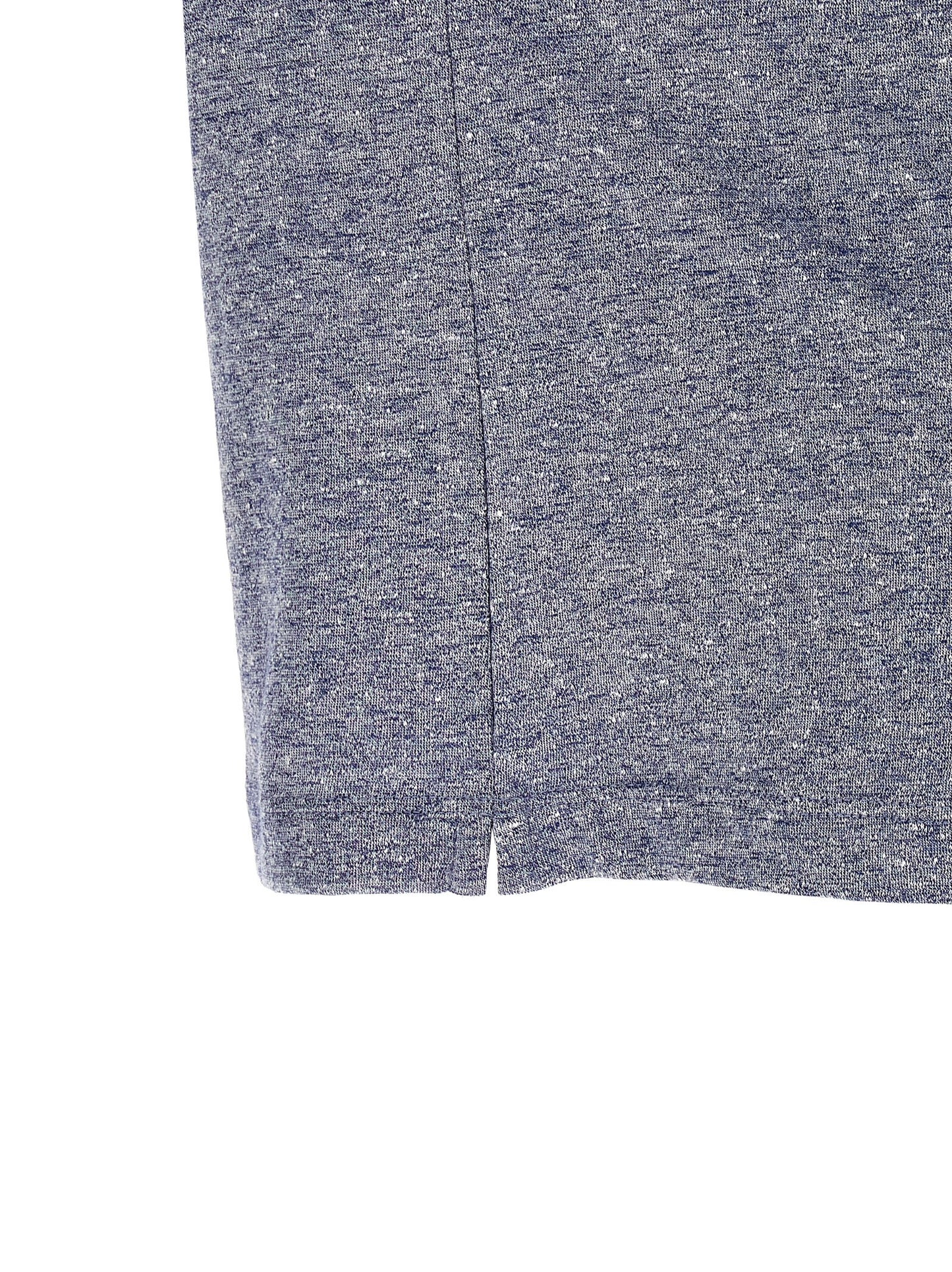 Brunello Cucinelli Men Mélange Linen Blend T-Shirt