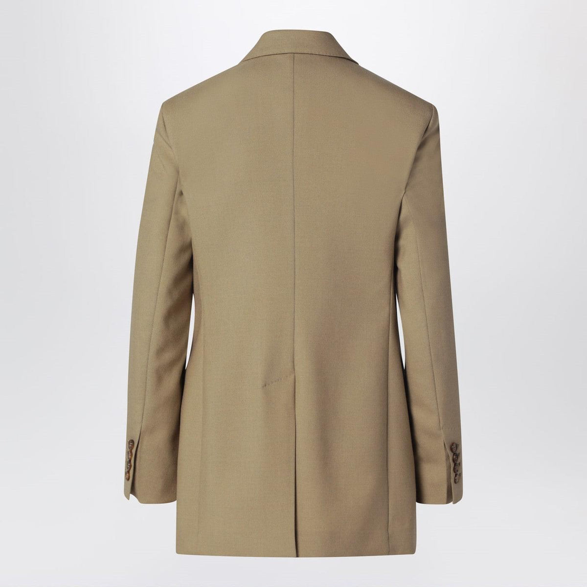 Max Mara Camel Wool-Blend Double-Breasted Jacket Women MAX MARA