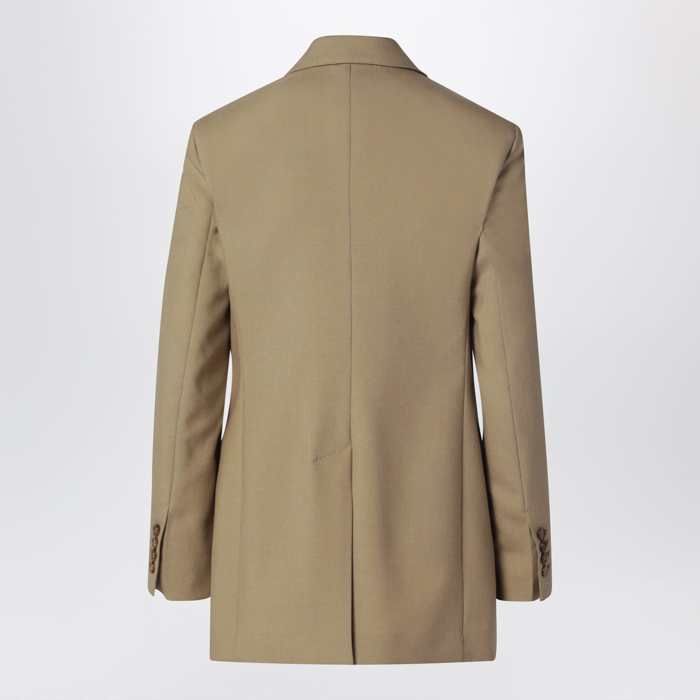 Max Mara Camel Wool-Blend Double-Breasted Jacket Women MAX MARA