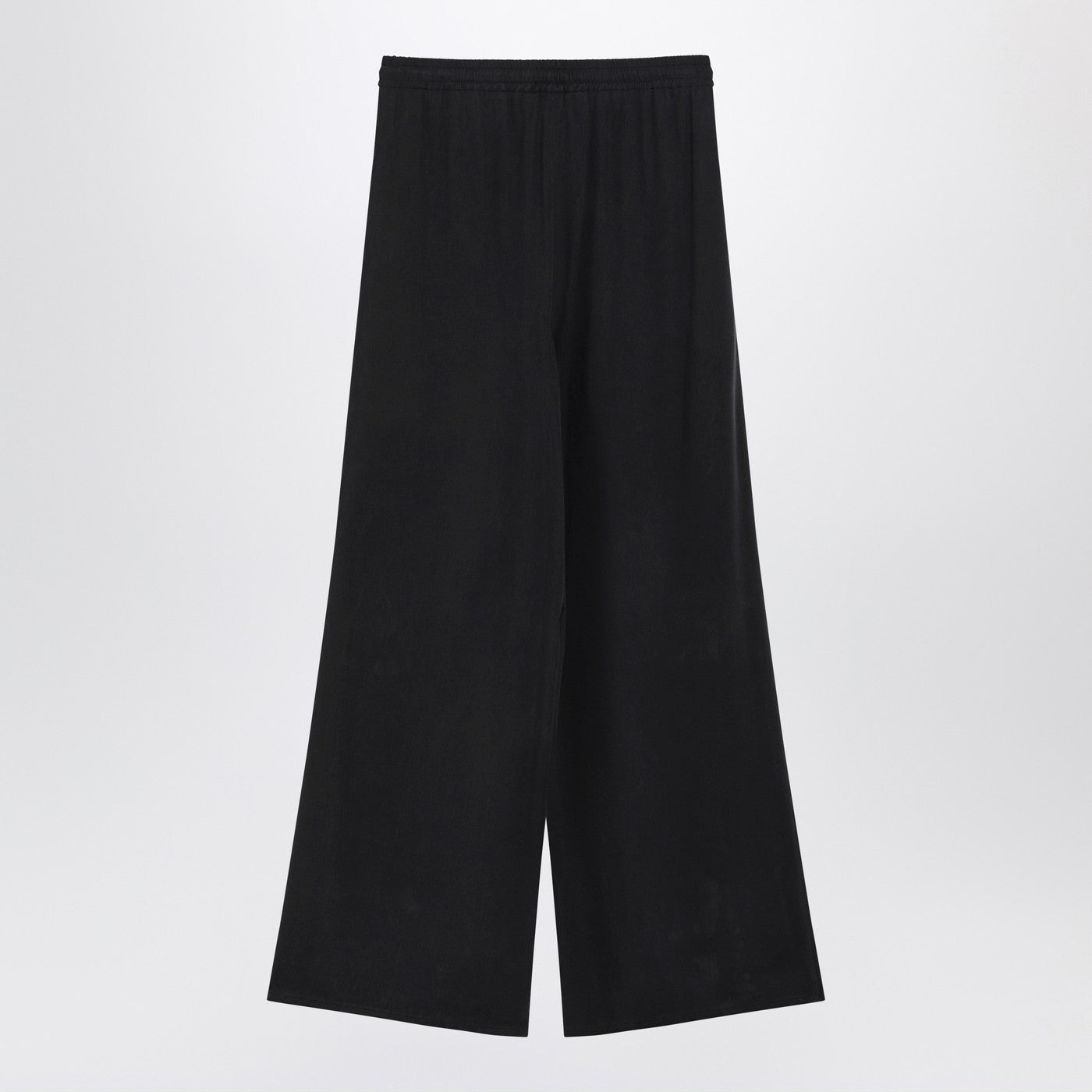 Max Mara Wide-Leg Blue Silk Trousers Women MAX MARA