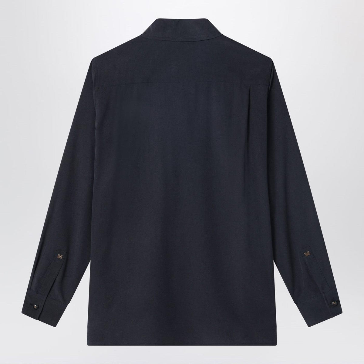 Max Mara Blue Silk Shirt Women MAX MARA