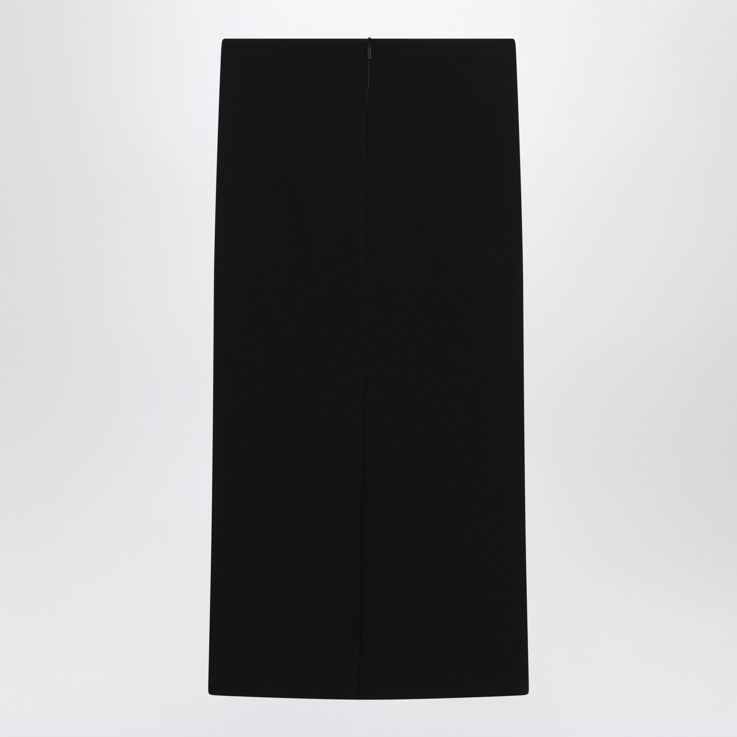 Max Mara Midi Skirt In Compact Crãªpe Jersey In Black Women MAX MARA