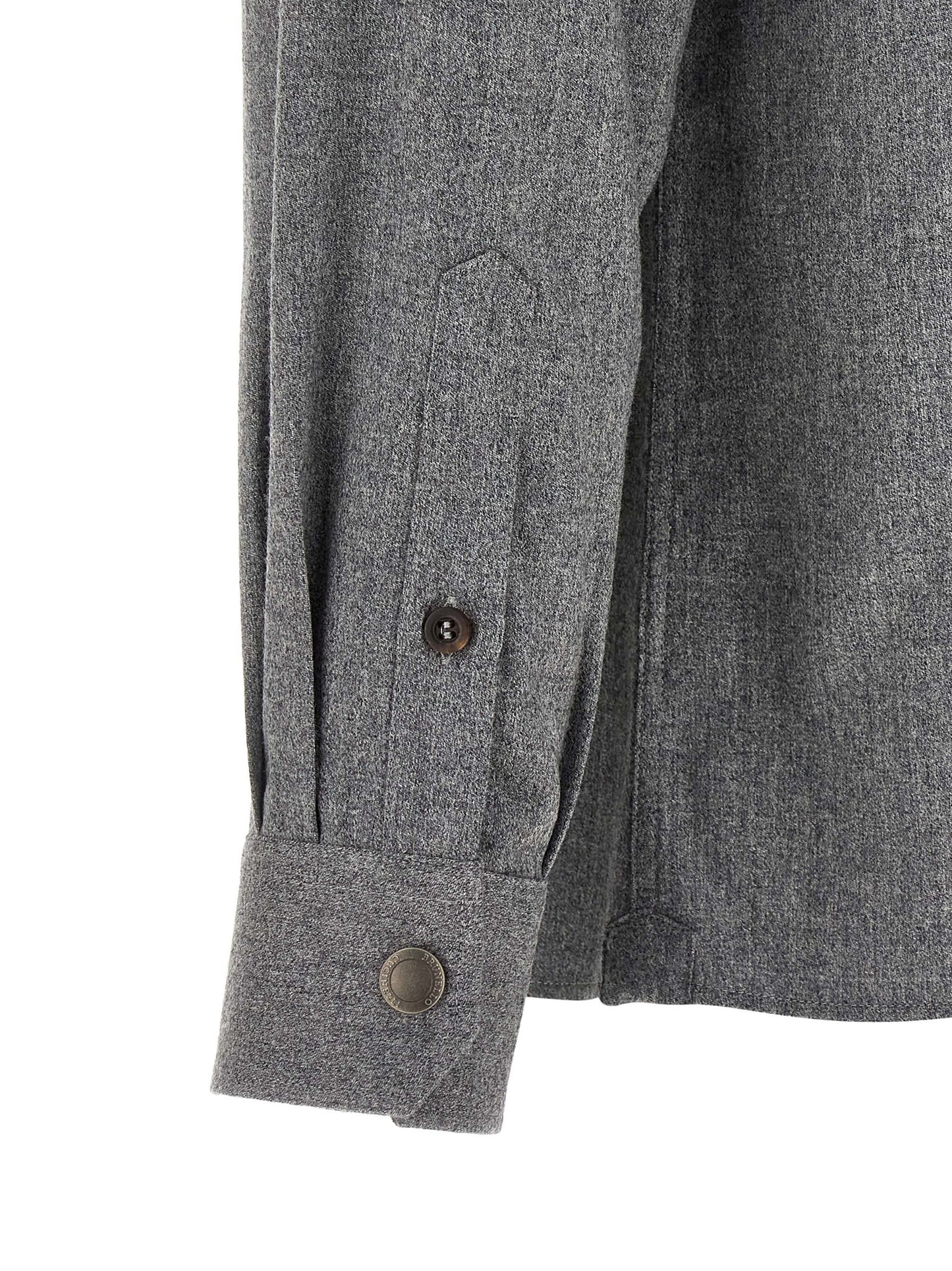 Brunello Cucinelli Men Flannel Overshirt BRUNELLO CUCINELLI