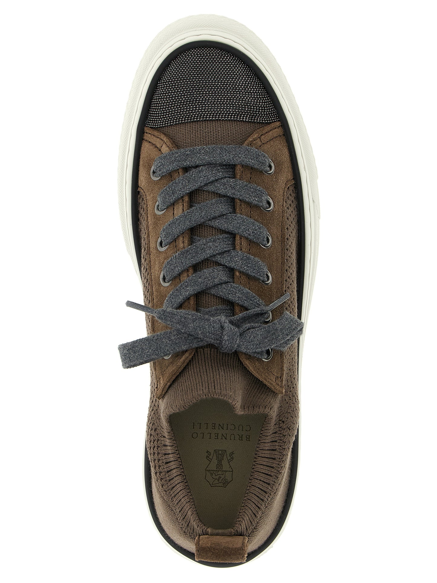 Brunello Cucinelli Women Monile Knit Sneakers BRUNELLO CUCINELLI