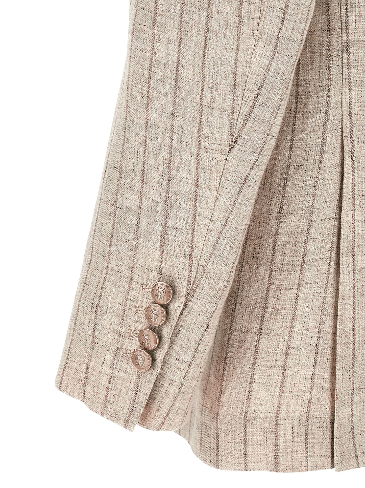Brunello Cucinelli Men Brunello Cucinelli Men Pinstripe Twill Blazer BRUNELLO CUCINELLI