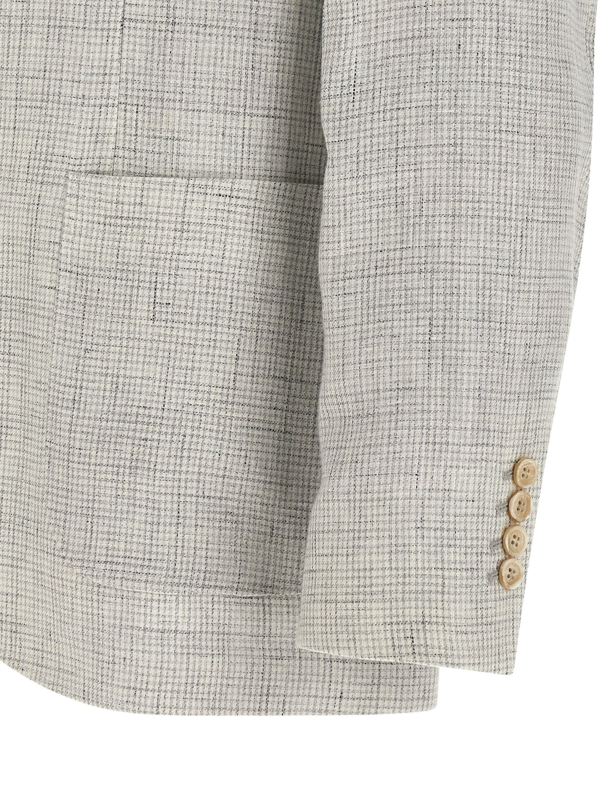 Brunello Cucinelli Men Linen Operated Blazer