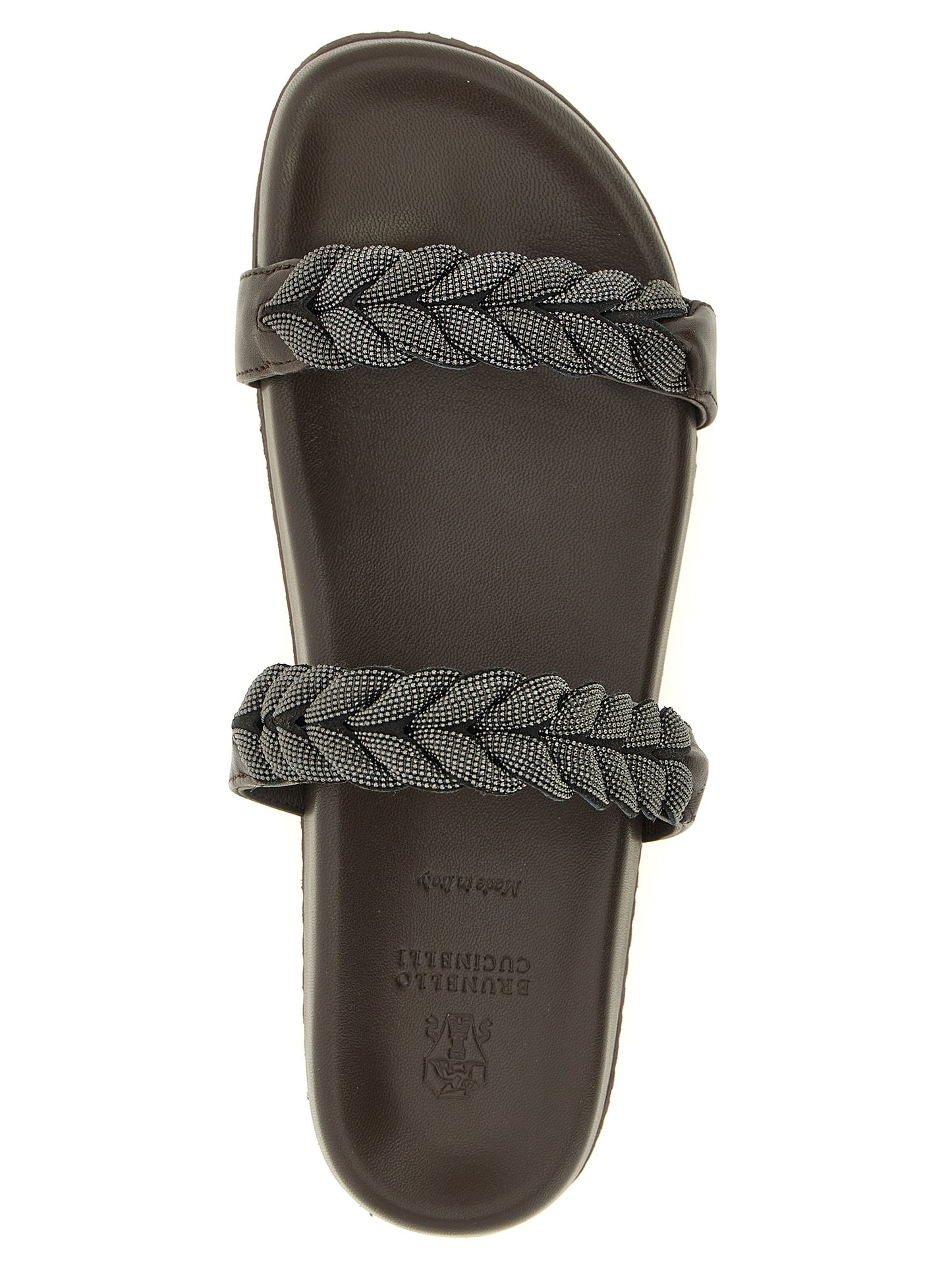 Brunello Cucinelli Women 'Precious Braided Straps' Sandals BRUNELLO CUCINELLI