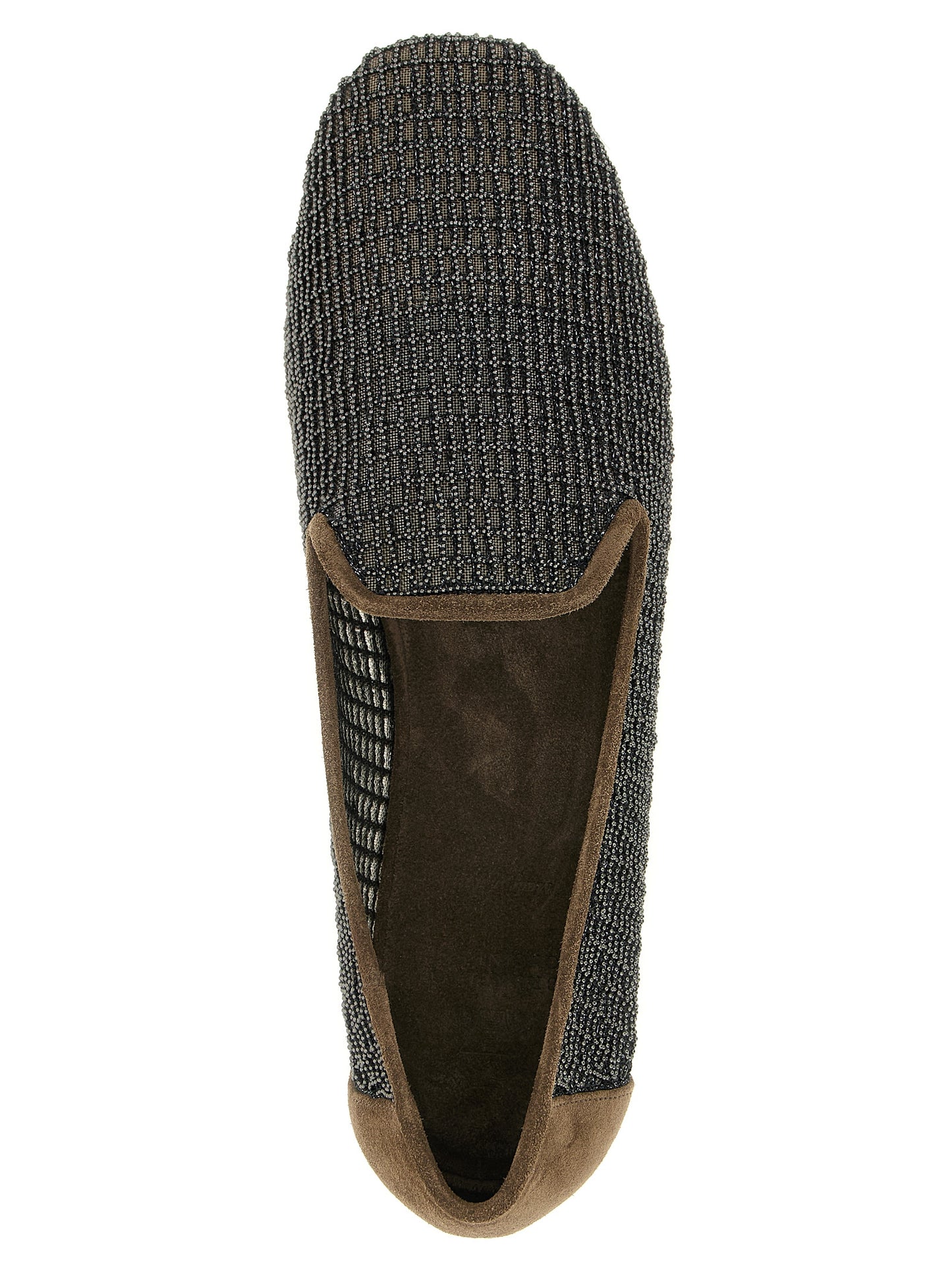 Brunello Cucinelli Women 'Embroidery' Mesh Loafers BRUNELLO CUCINELLI