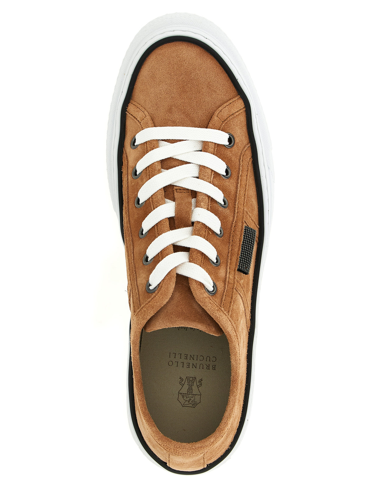 Brunello Cucinelli Women 'Shiny Tab' Sneakers BRUNELLO CUCINELLI