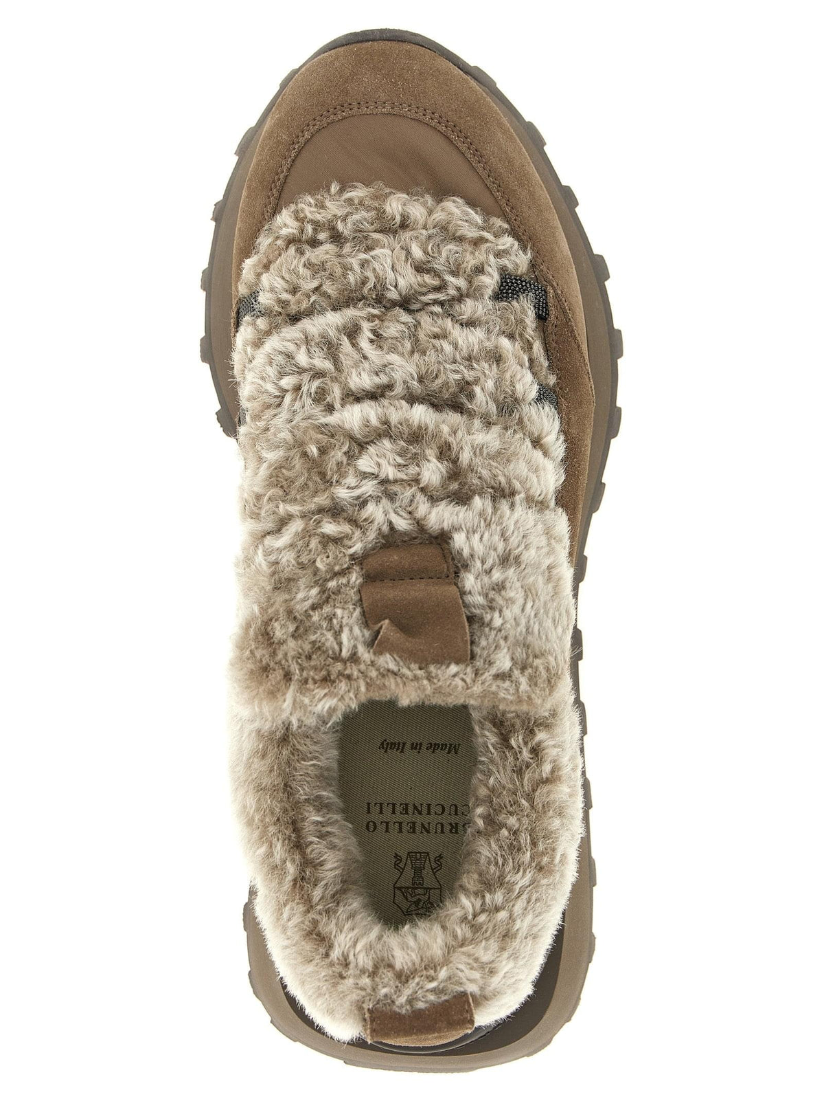 Brunello Cucinelli Women 'Monile' Shearling Sneakers BRUNELLO CUCINELLI