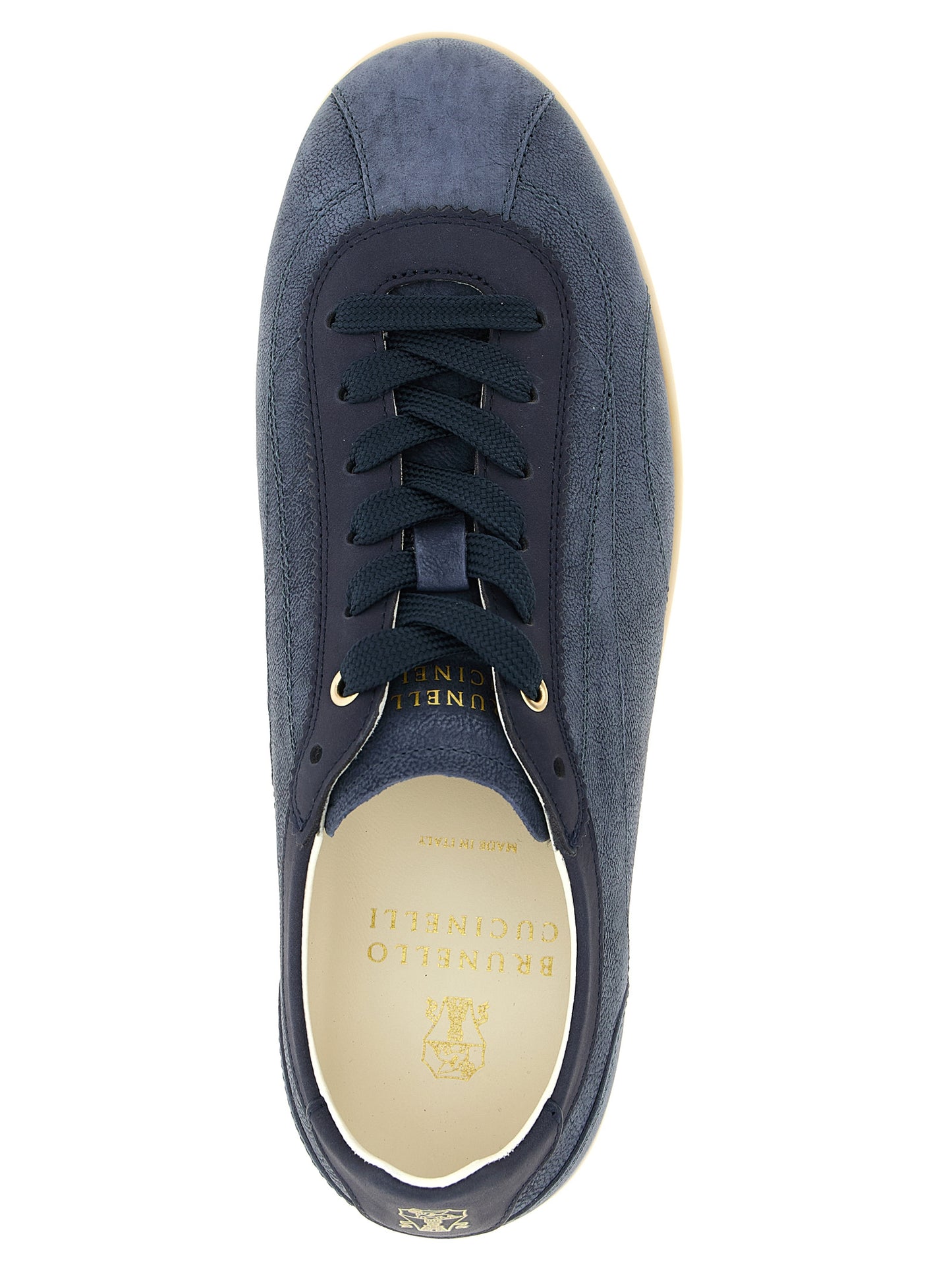 Brunello Cucinelli Men Texture Nubuck Sneakers BRUNELLO CUCINELLI
