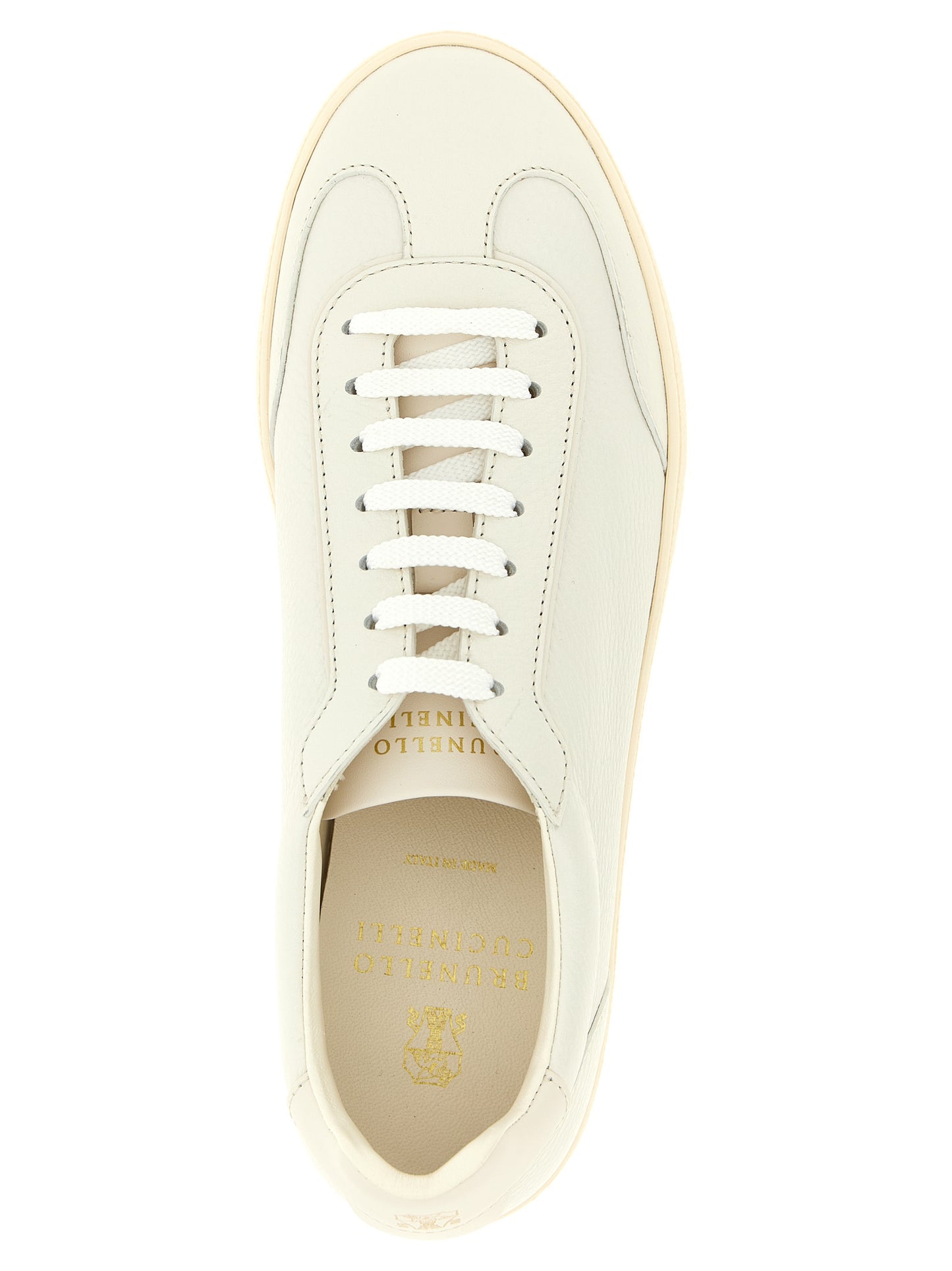 Brunello Cucinelli Men Deer Leather Sneakers BRUNELLO CUCINELLI